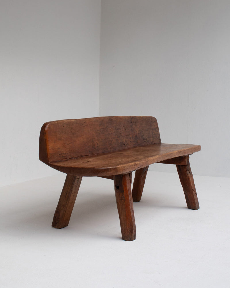 Rustic Wooden Bench by Malata Antwerp | The Oblist — handcrafted wooden design