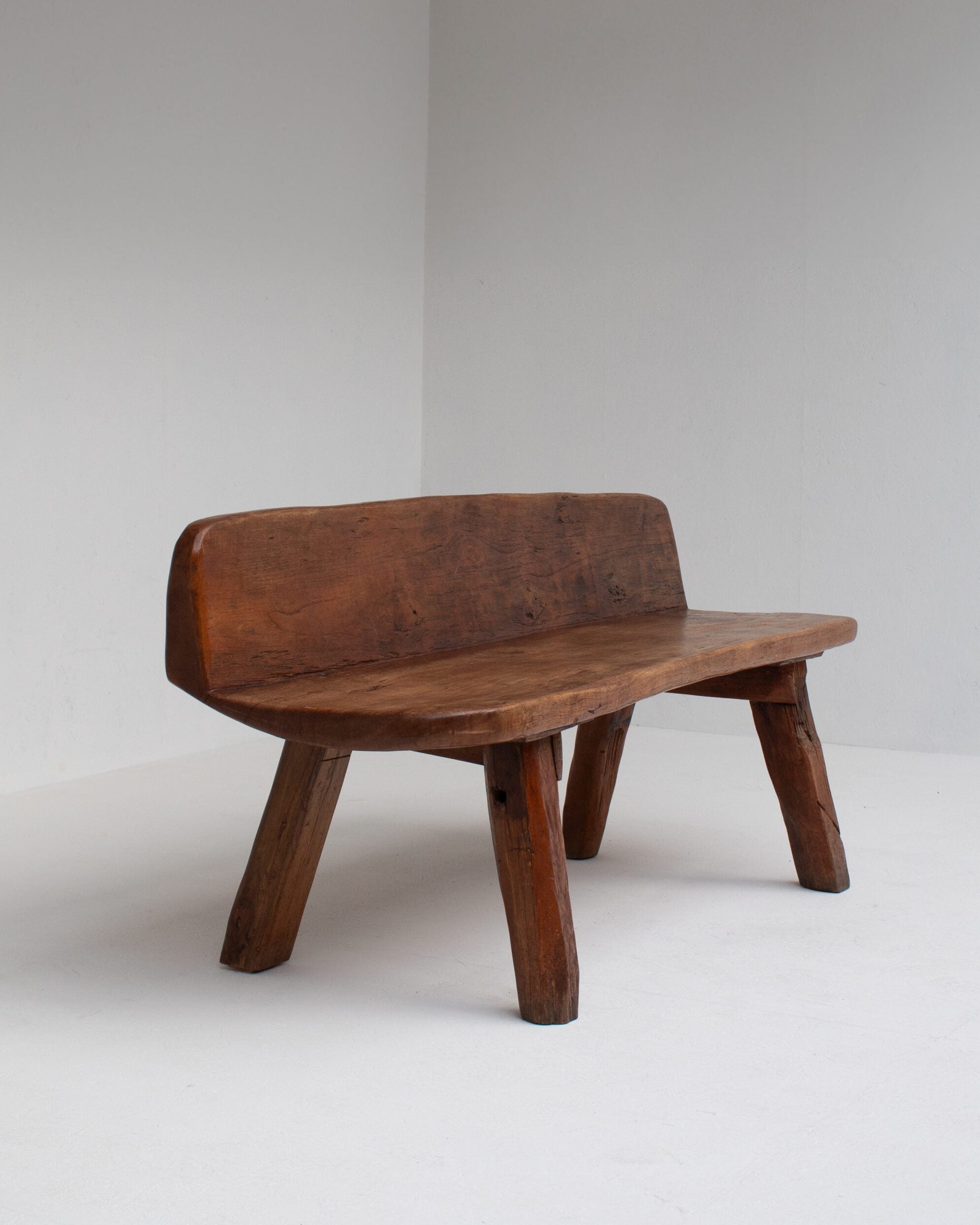 Rustic Wooden Bench by Malata Antwerp | The Oblist — handcrafted wooden design
