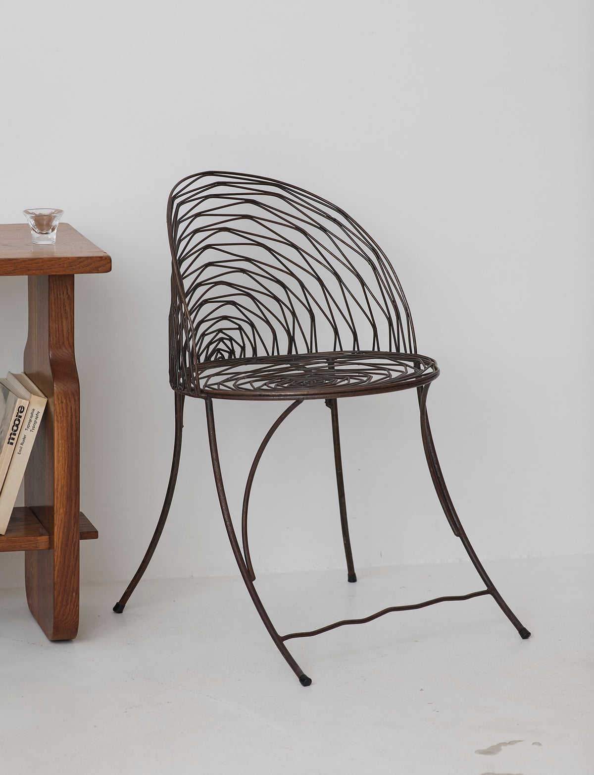 French 20th Century wrought iron armchair by DIG IN JAPAN | The Oblist