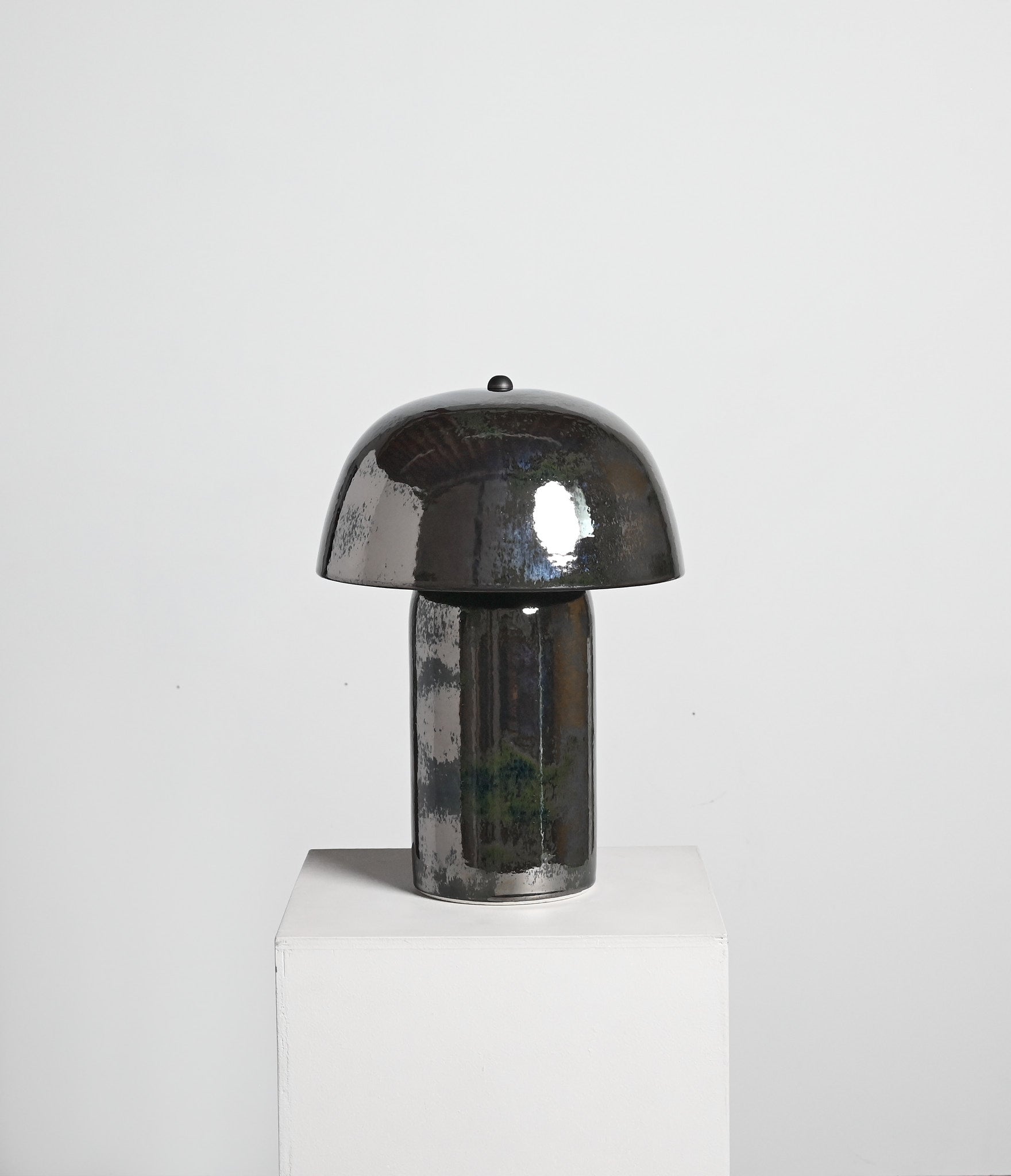 Tera Lamp Dark Chrome — lifestyle setting