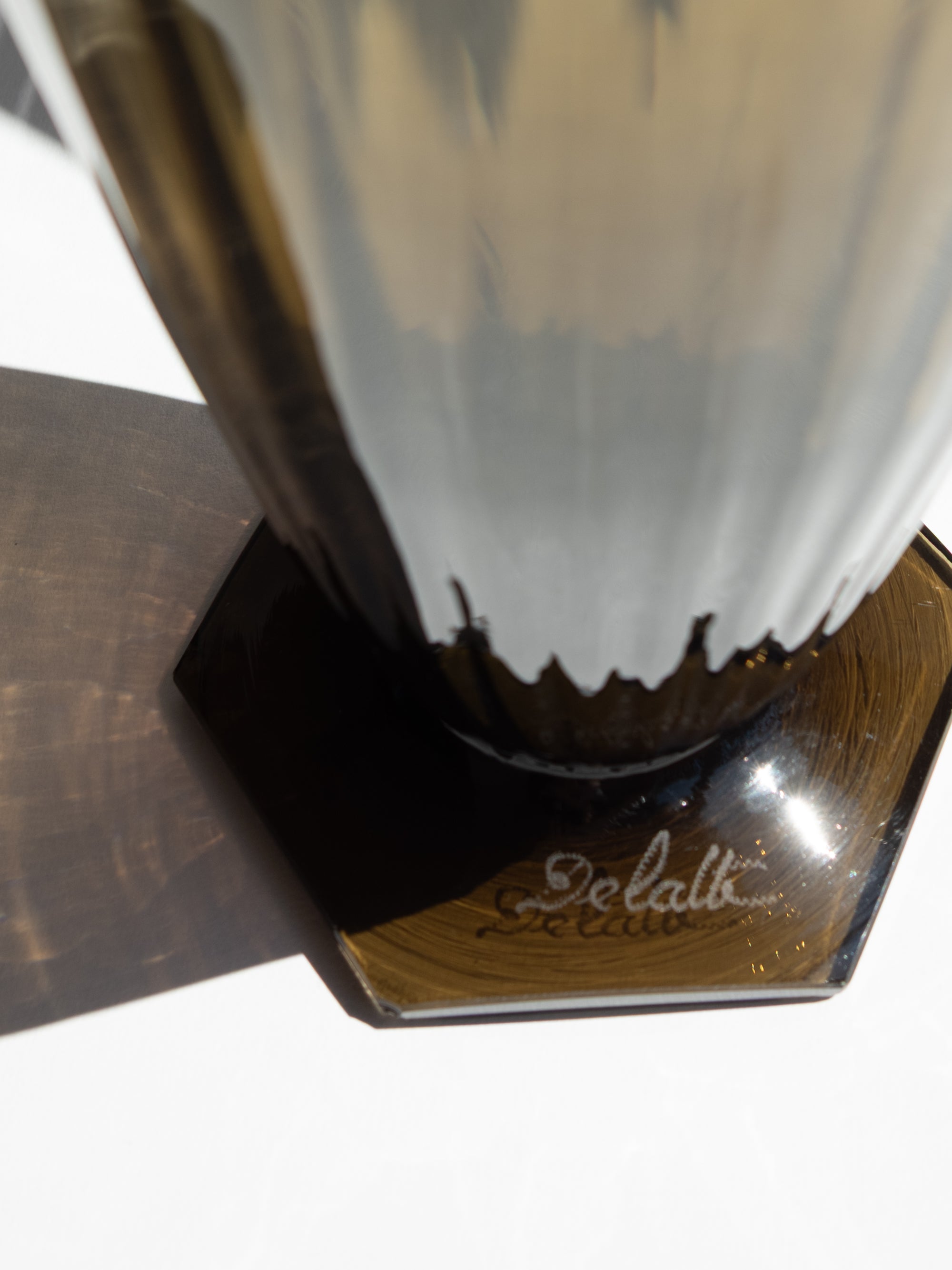 Monumental French Art Deco “Torsade” Vase by André Delatte, 1920s — lifestyle setting