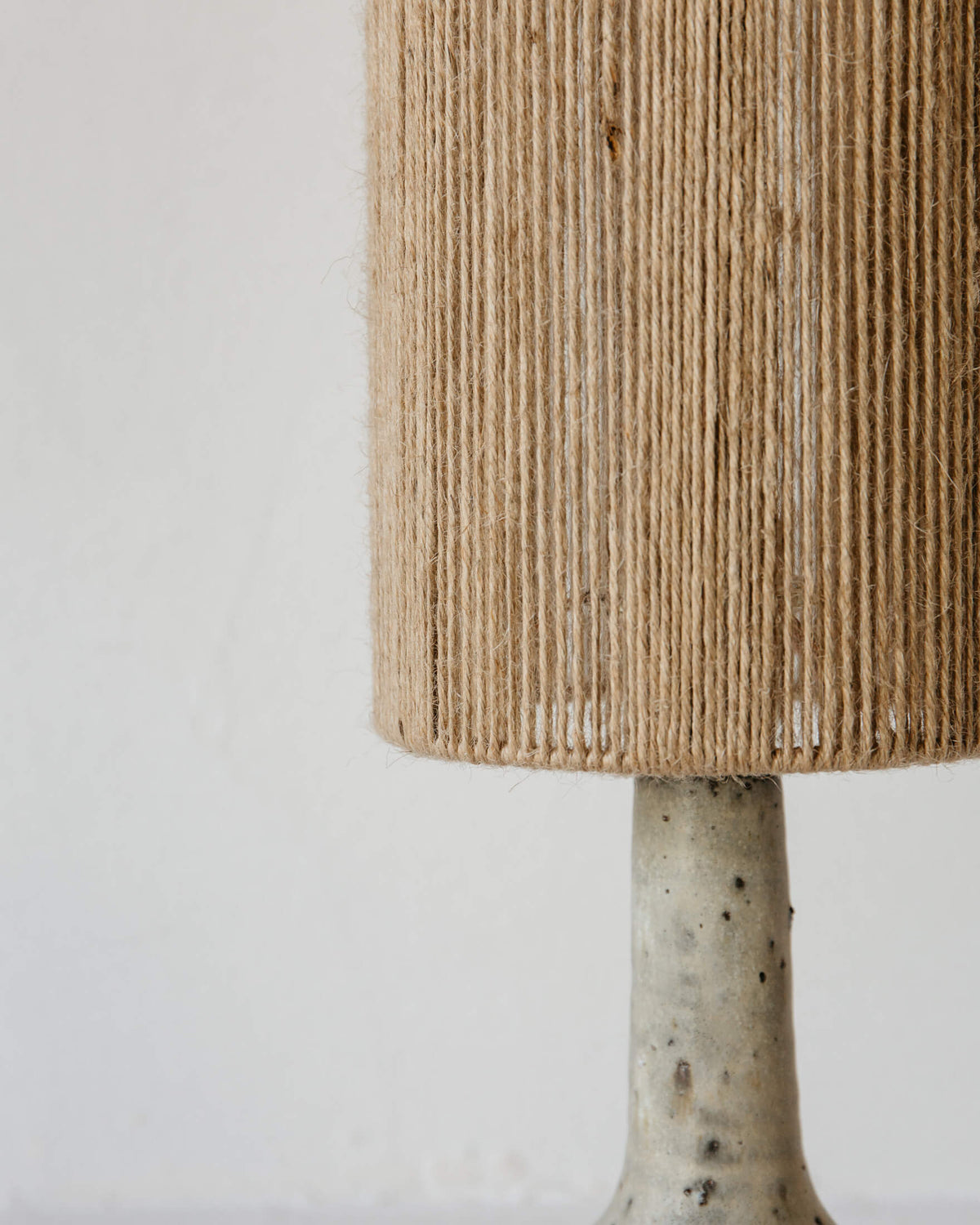 Contemporary Table Lamps in Ceramic "Lune" — alternate view