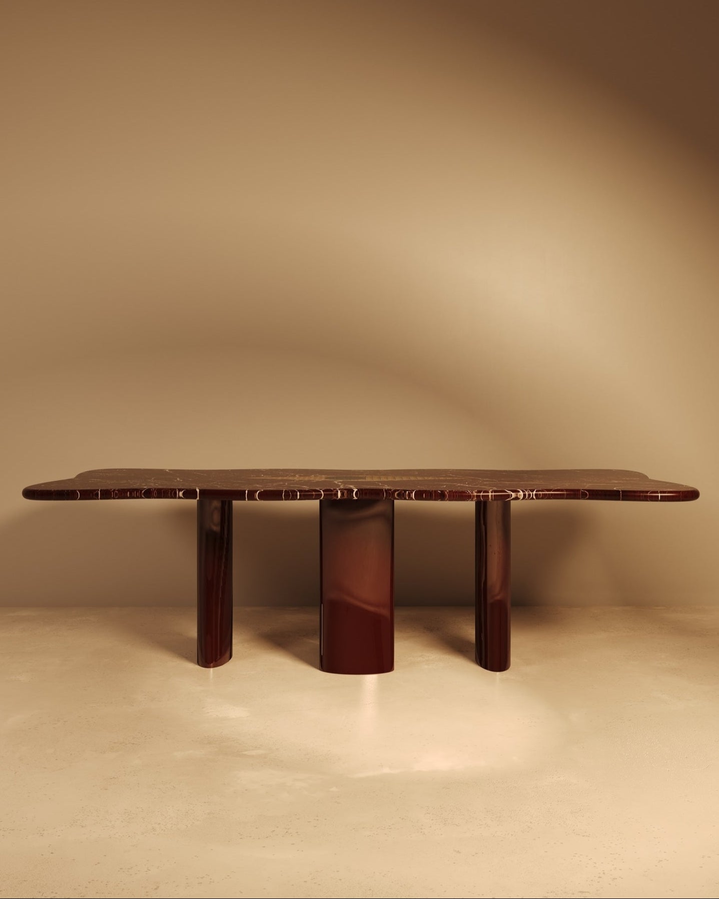 Nazar Dining Table in Marble and Stone