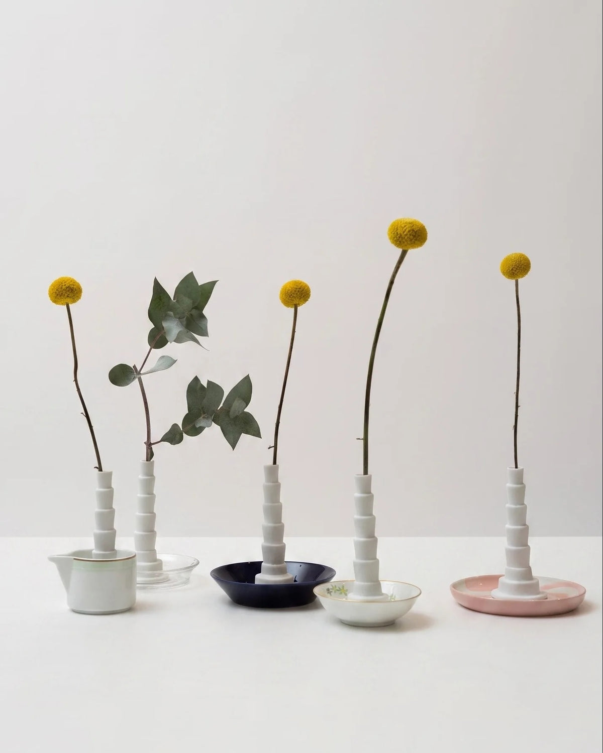 Miniflore Single Flower Vase by Claude Courtecuisse — side angle
