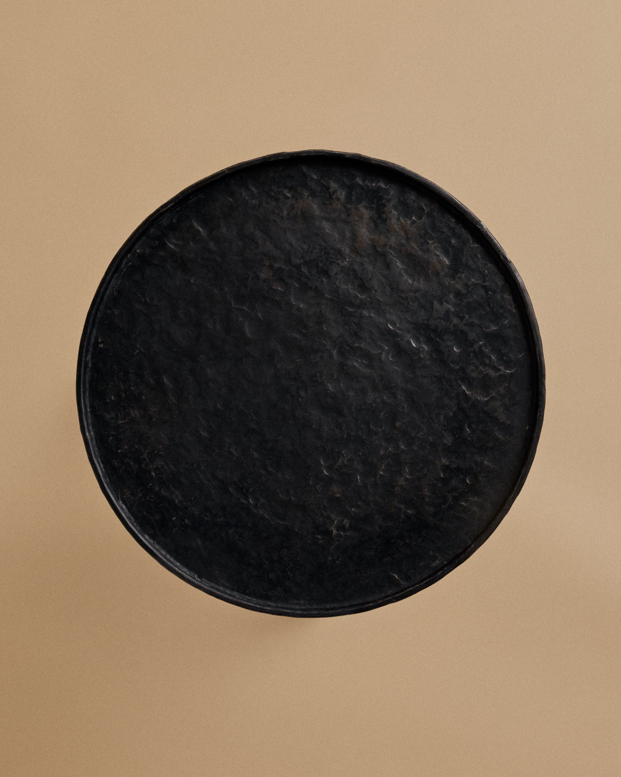 Brut Vol. I — Hand-Forged Iron Side Table — in context