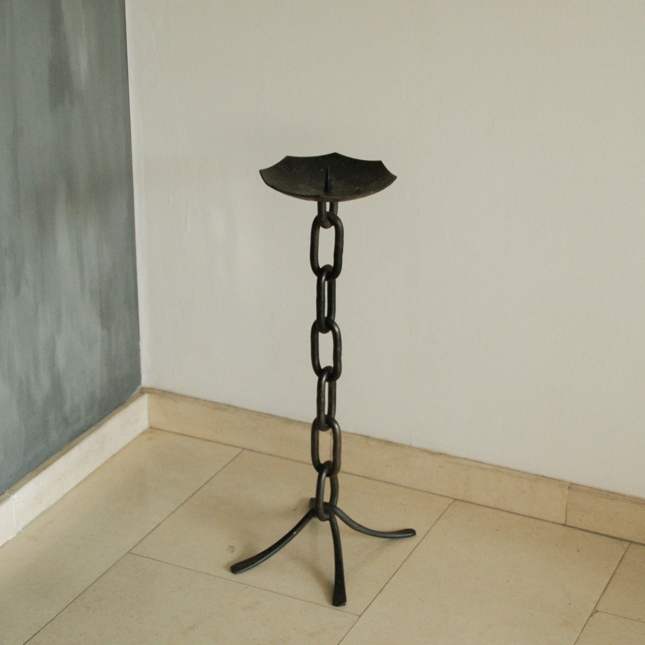Chain Candle Holder — side angle
