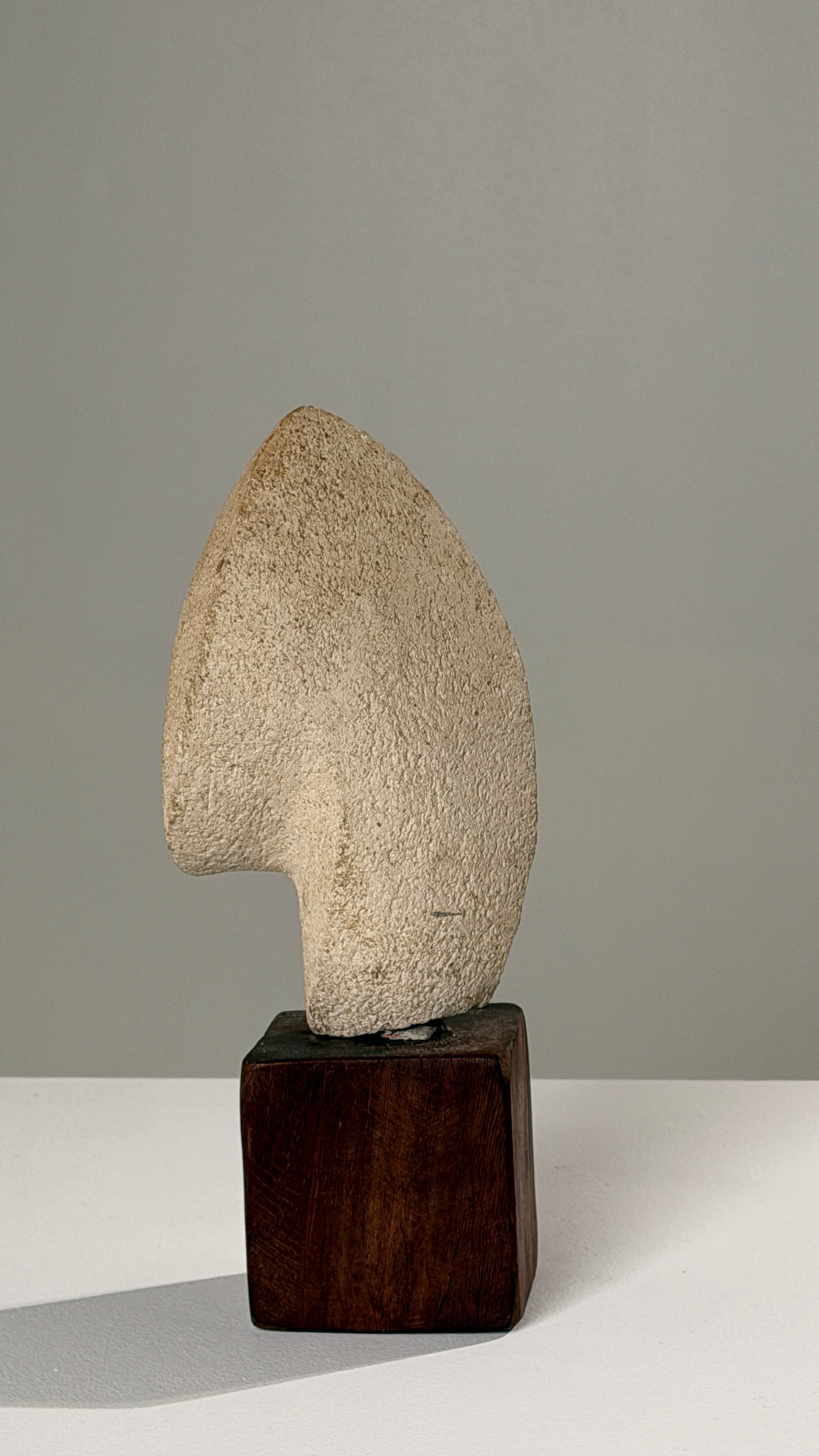 Stone Sculpture on Base, Anonymous Artist, France, circa 1950.