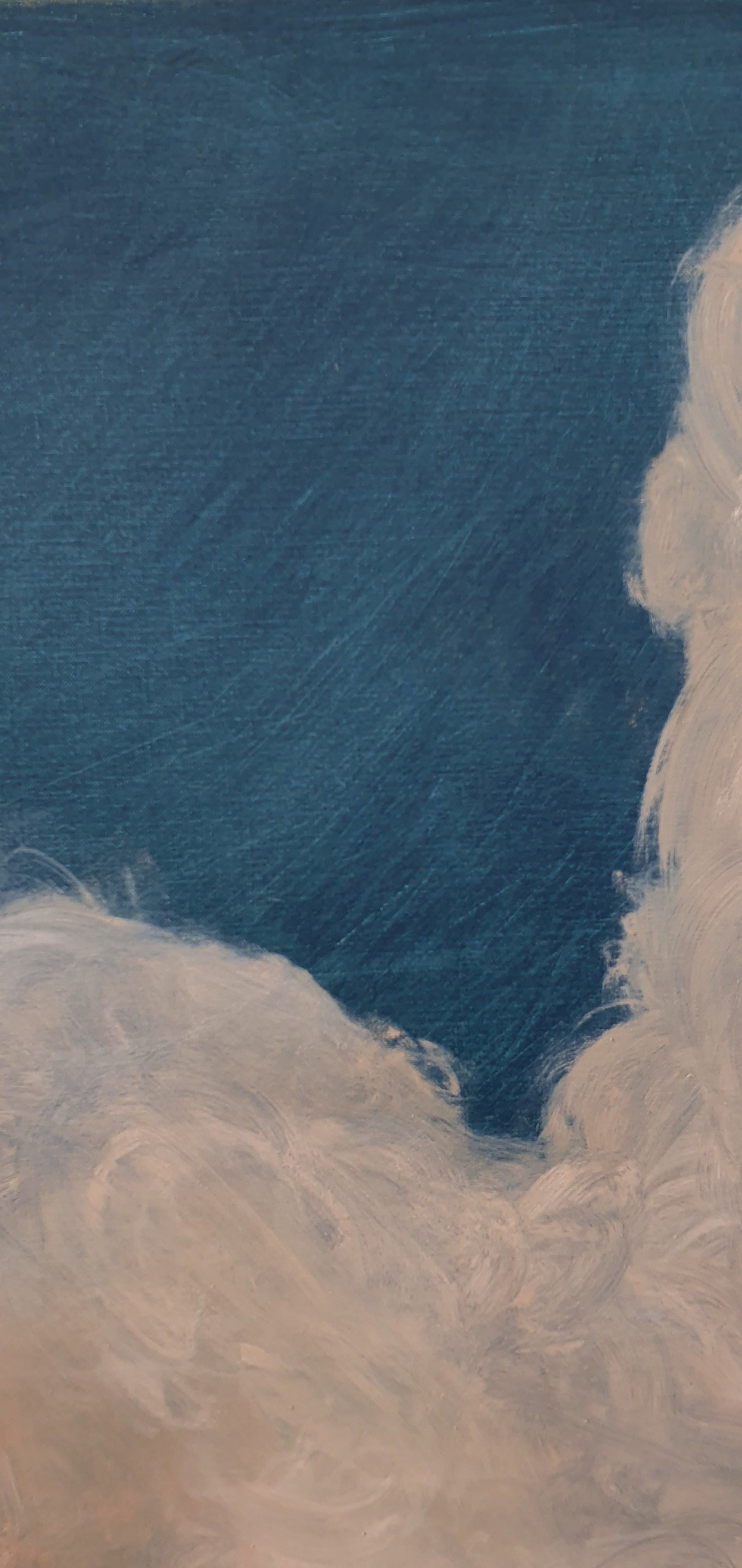'Ceci n'est pas une botte' painting — detail view