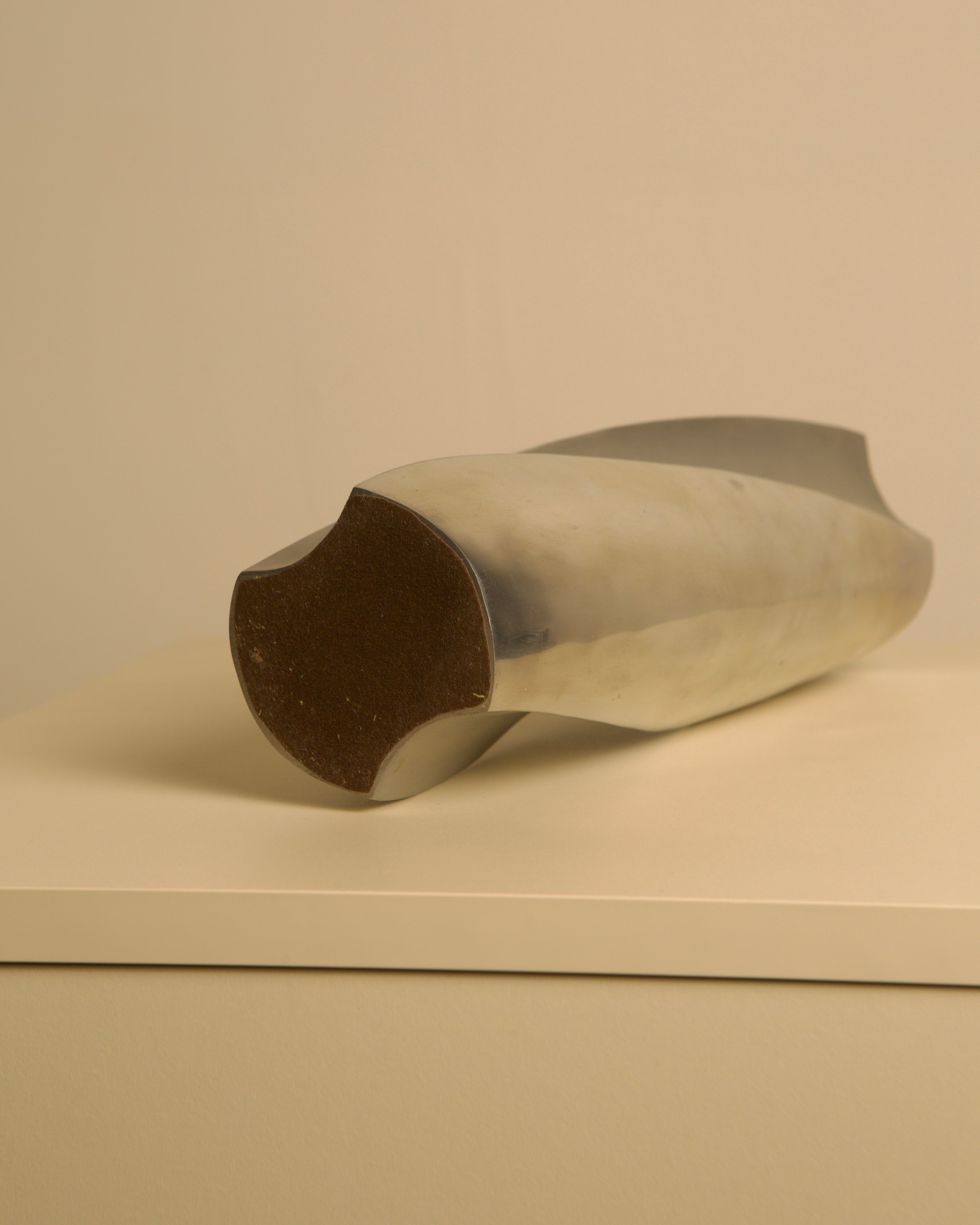 Aluminum Vase "Galassia" by Brandani 80's