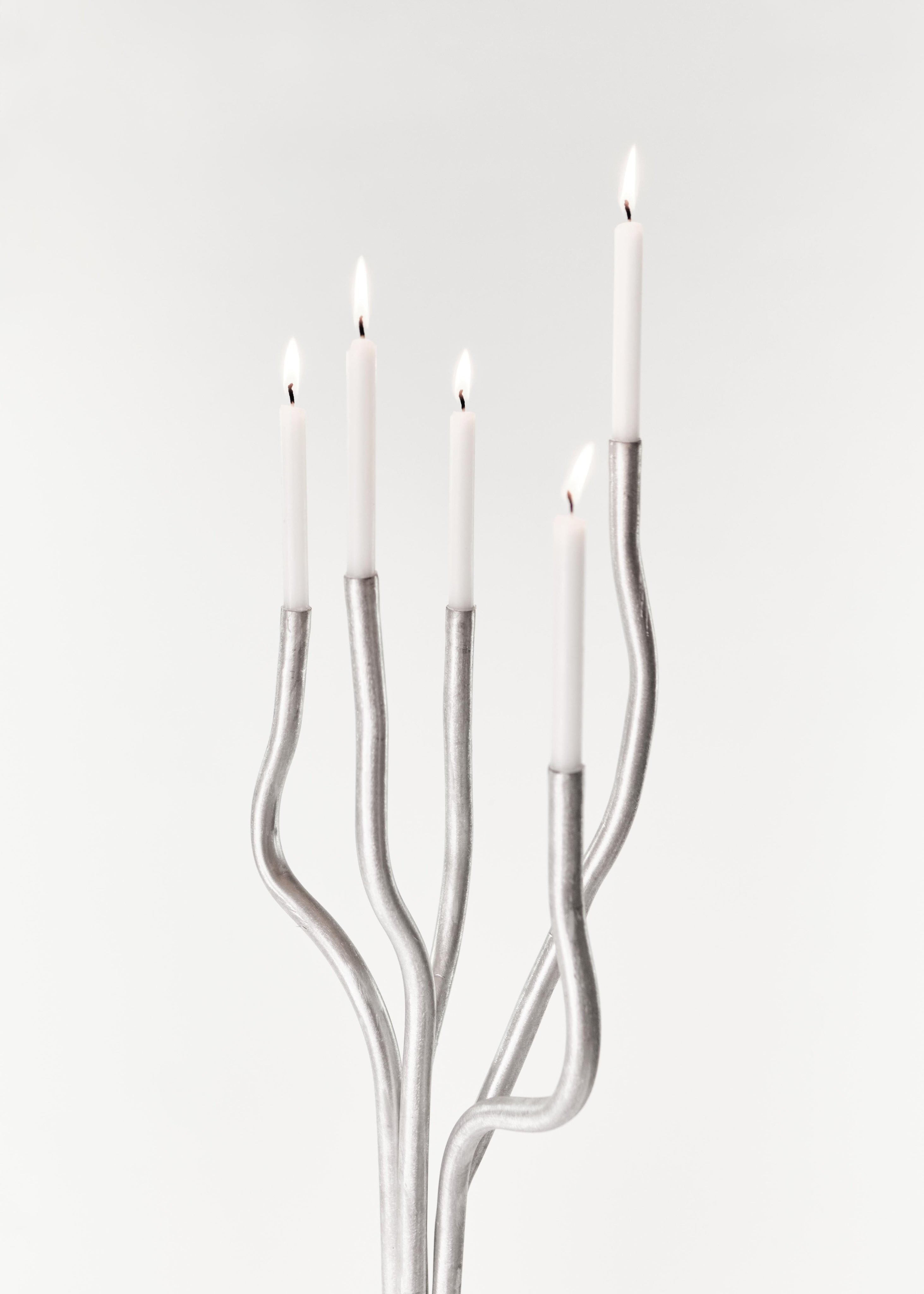 Tall Aluminum Candelabra by Six Dots Design | The Oblist