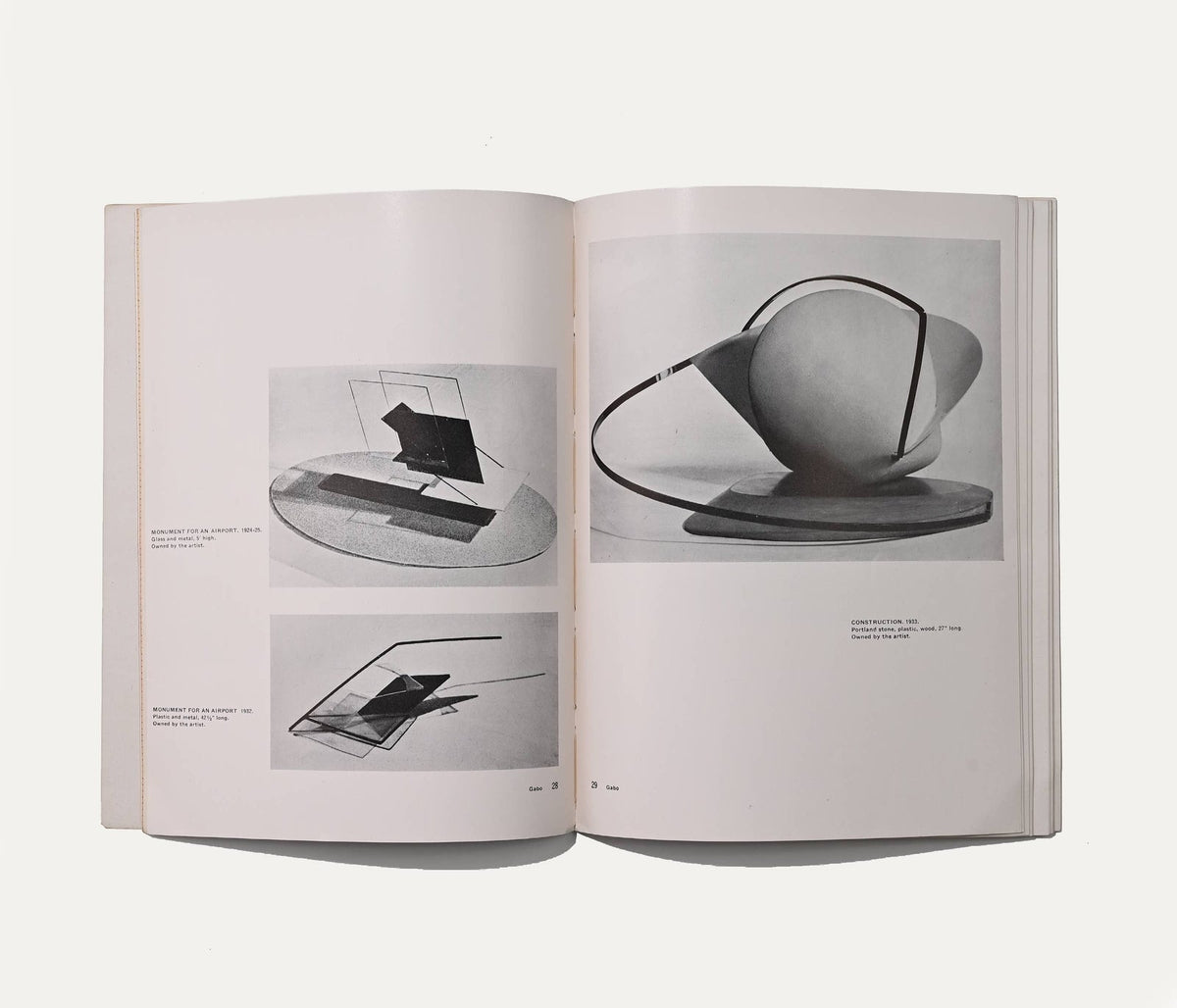 Naum Gabo and Antoine Pevsner, MoMa, 1948 Art Book — lifestyle setting