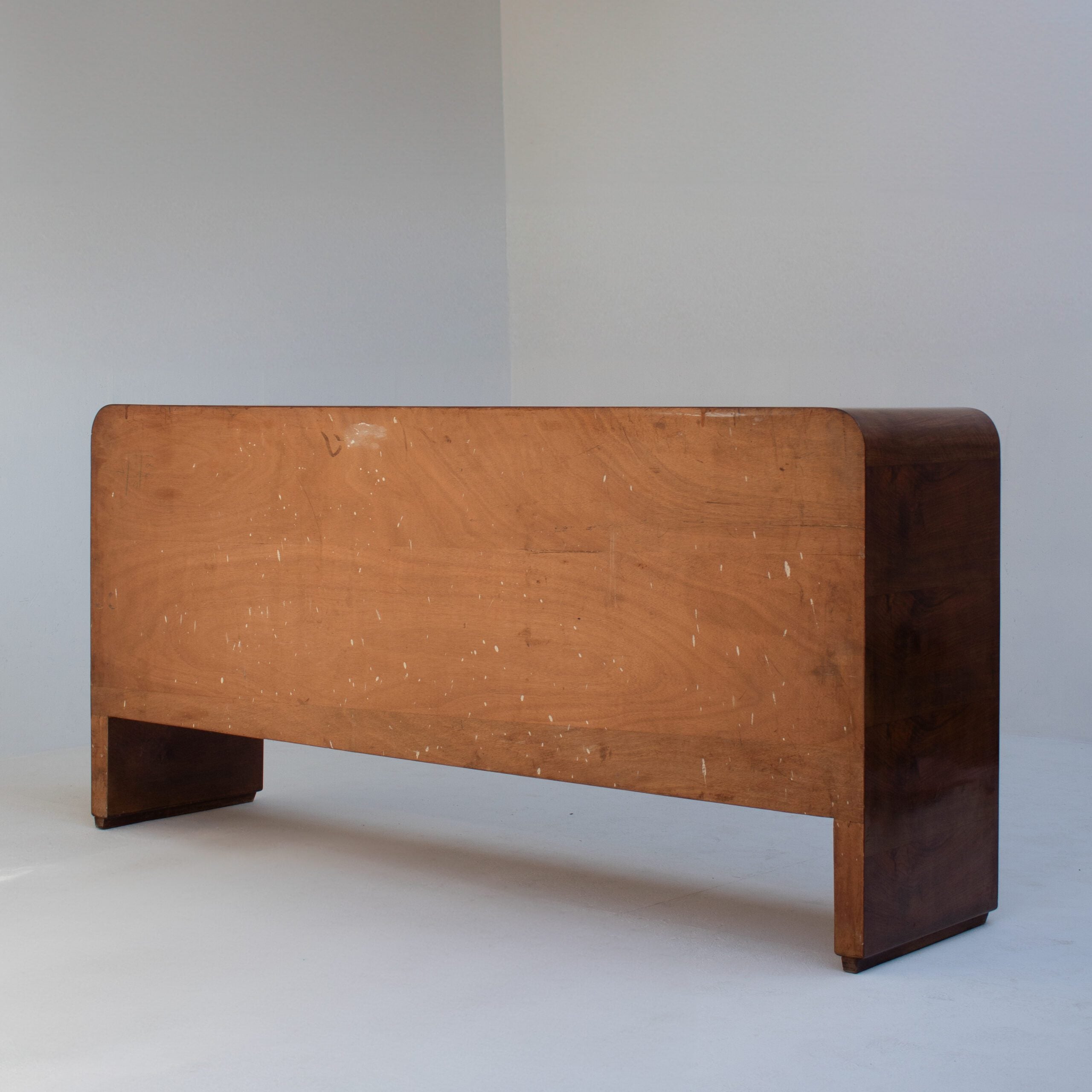 Art Deco Sideboard with Sculptural Veneer Pattern — view 10