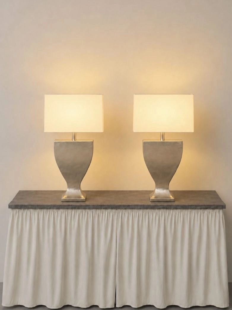 1990s Netherlands Heavy Aluminum Arch Lamp — side angle