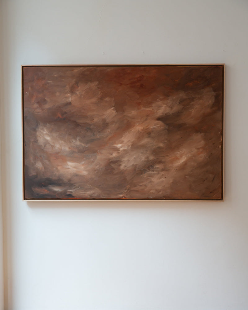 Where the Silence Settles by Mattias Storm | The Oblist — earthy tones, contemporary painting