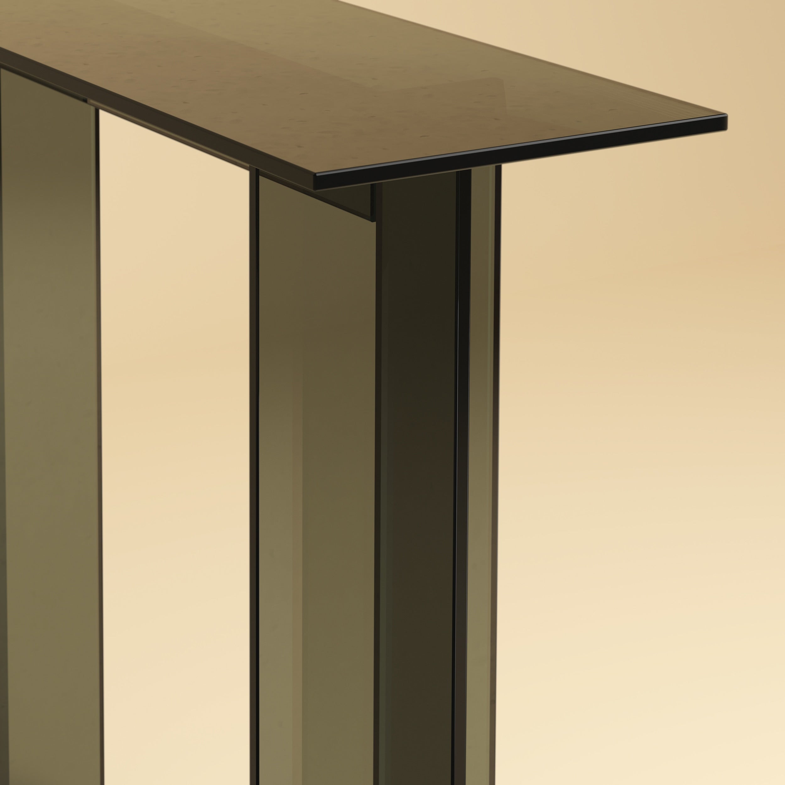 Glass Console Table - NAZ Series — in context