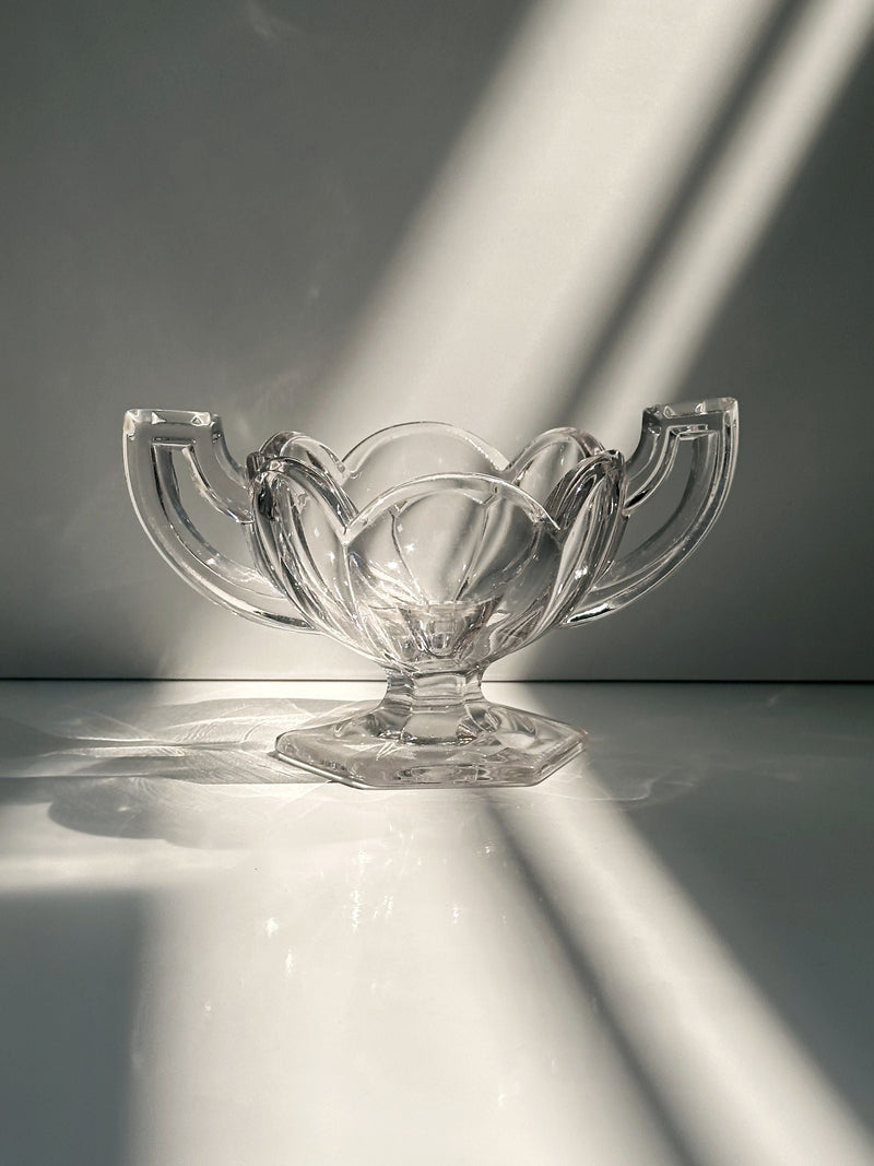 Crystal Glass Bowl by Dodo Vintage | The Oblist — clear glass, vintage design