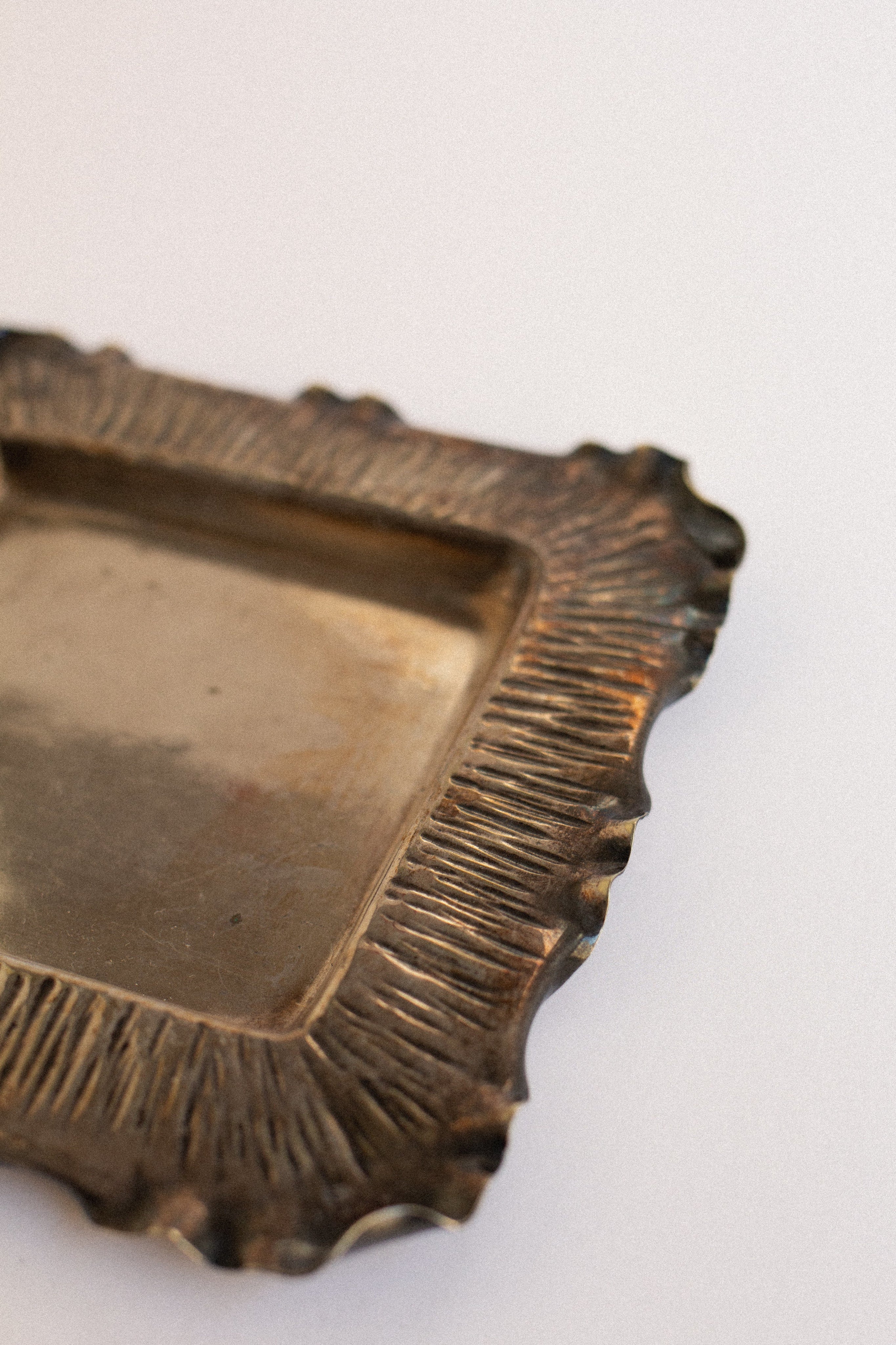 Silver-Plated Scallop Dish — lifestyle setting
