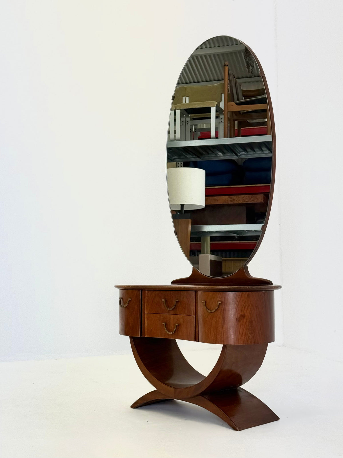 Art Deco dressing table by AA Patijn for Zijlstra Joure from the 1930s — close-up