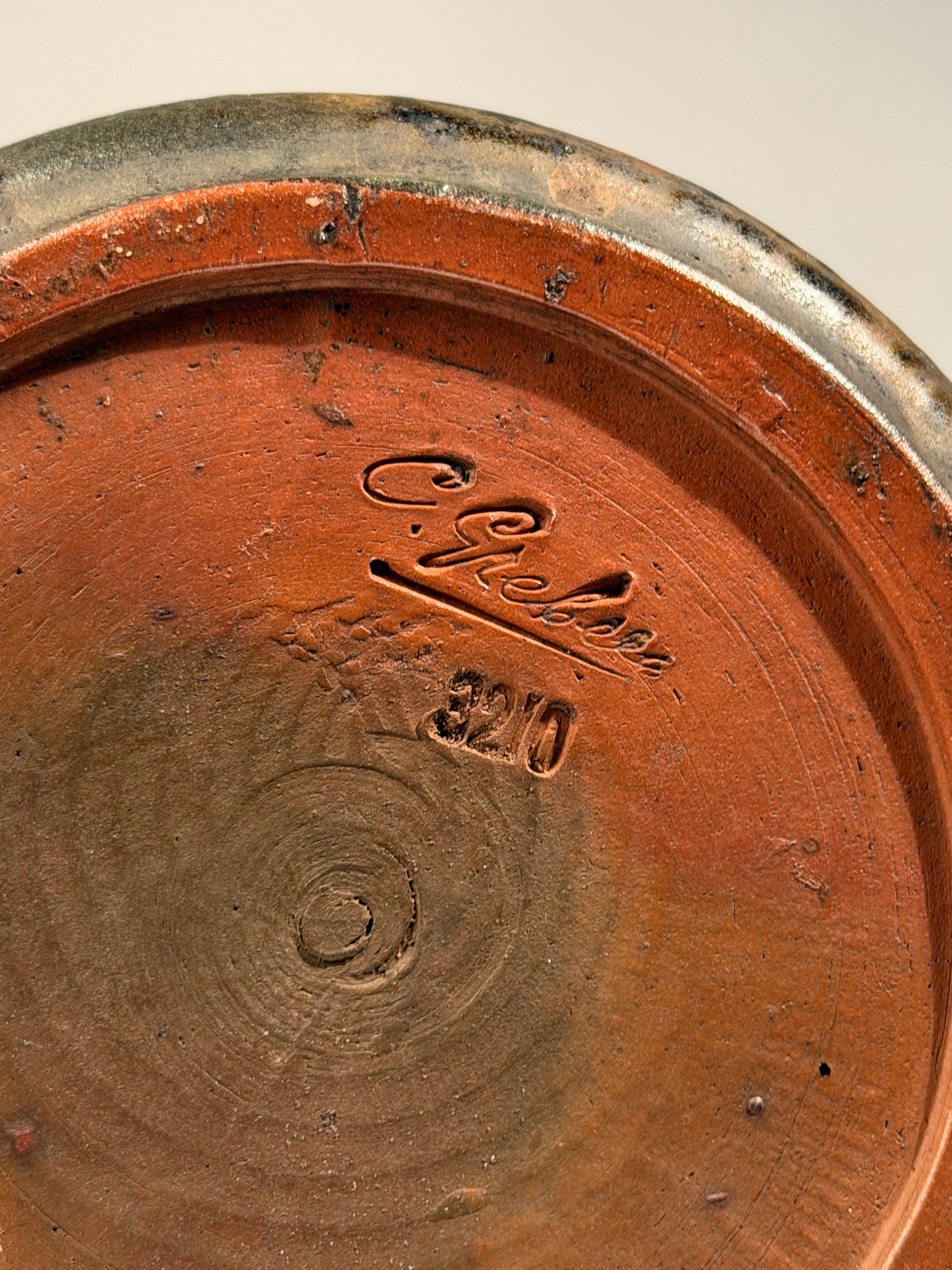 Art Deco stoneware vase by Charles Gréber, circa 1930 — close-up
