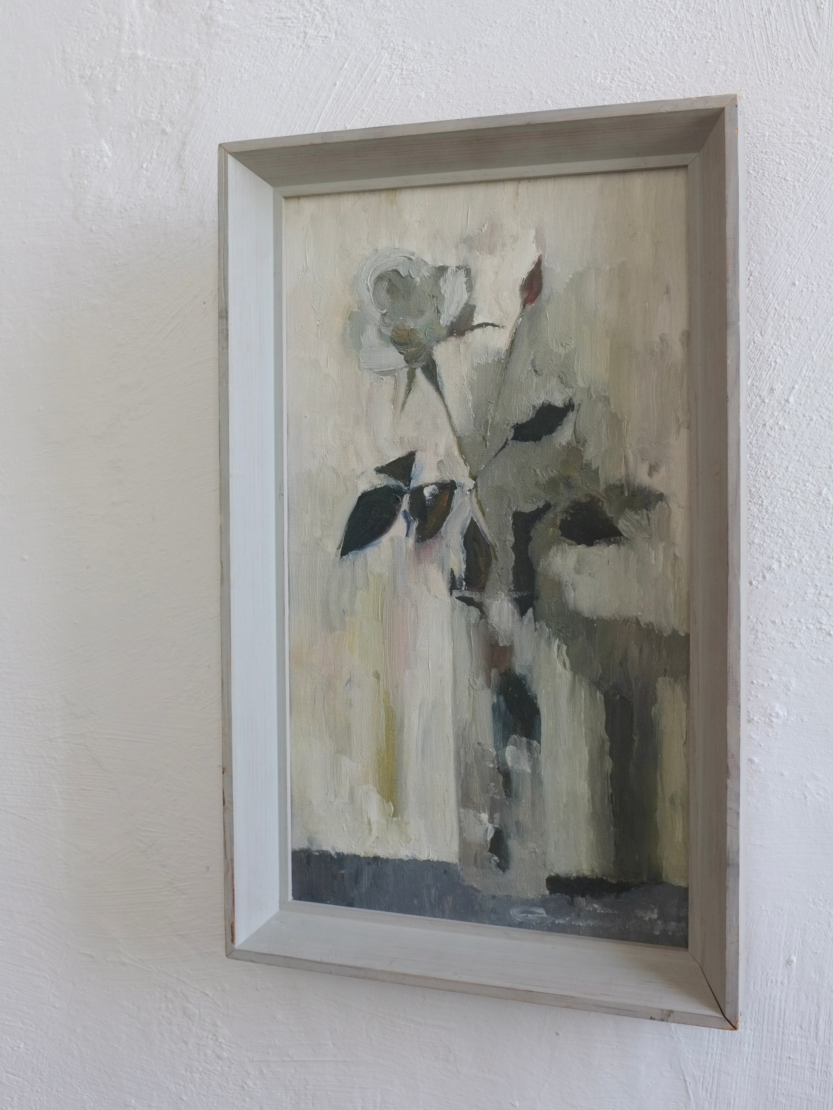Peinture de nature morte florale Gunnar Persson, années 1960