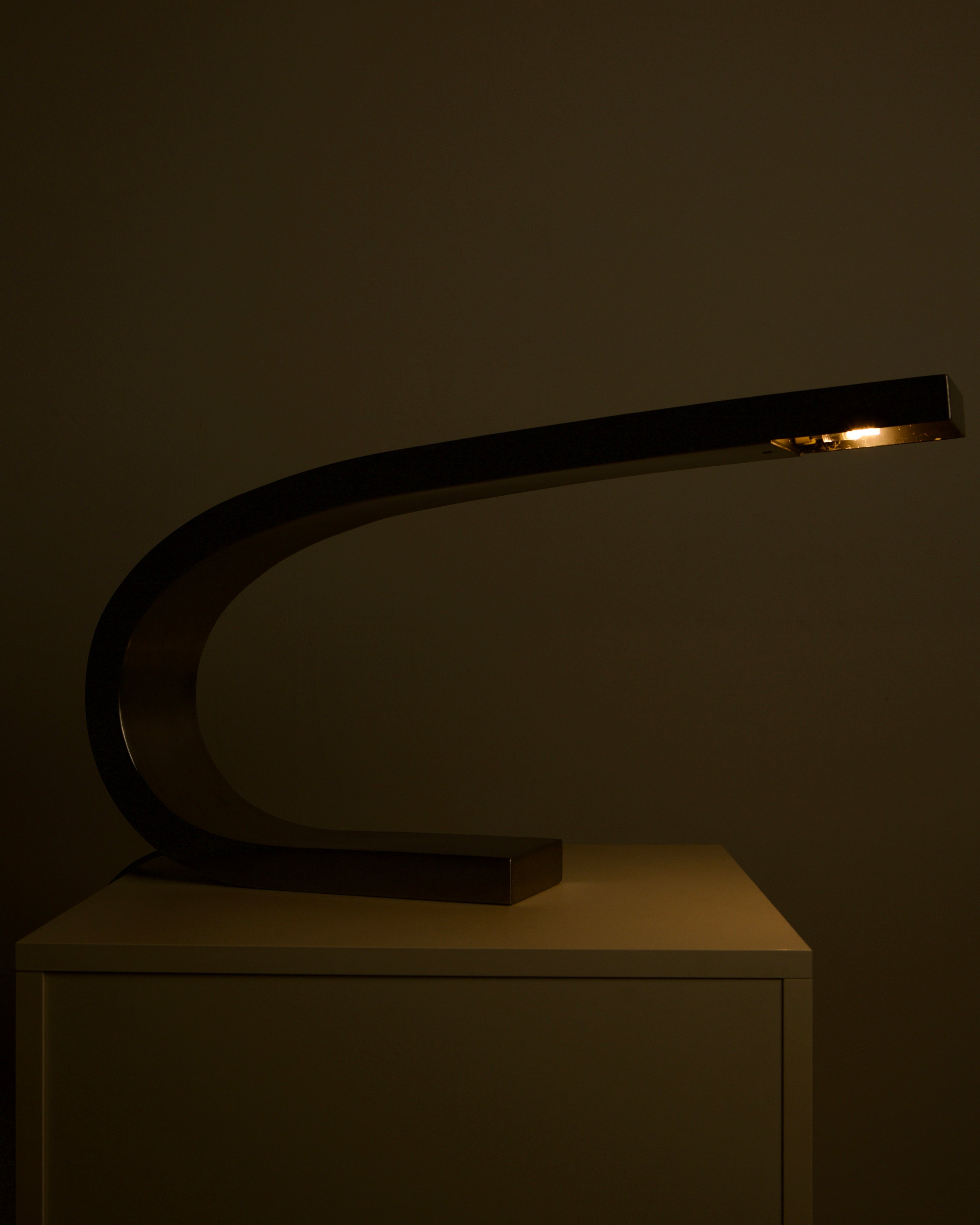Desk lamp by Carlos M. Serra for Carpyen 70's — side angle