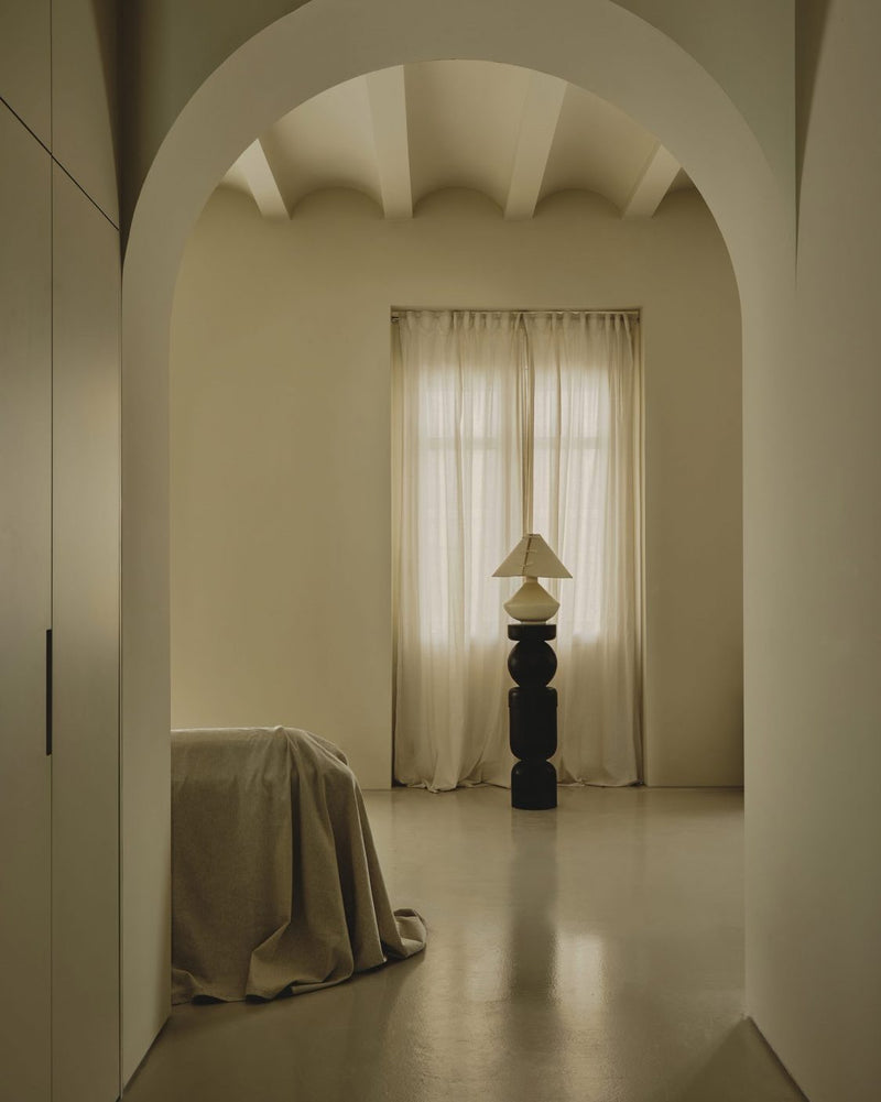 Bone Ceramic Large Lamp