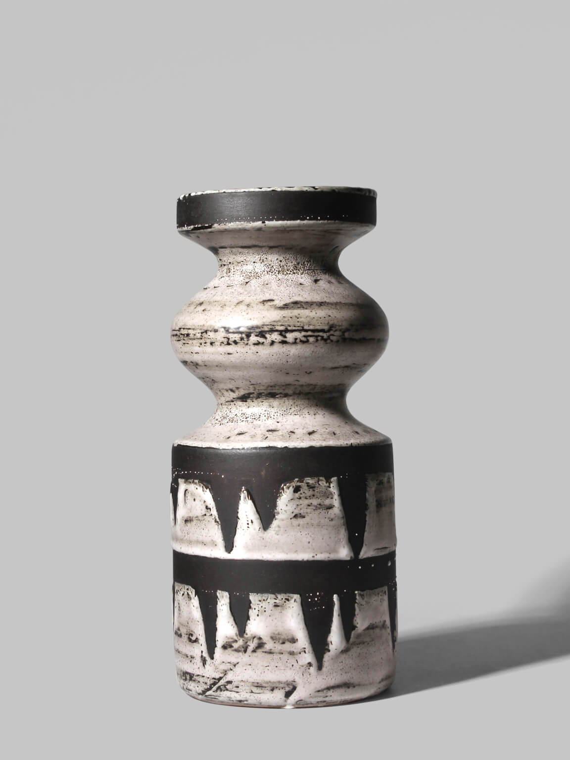 Monochromatic Lava Ceramic Vase, 1960, Germany by Vintage Stories | The Oblist