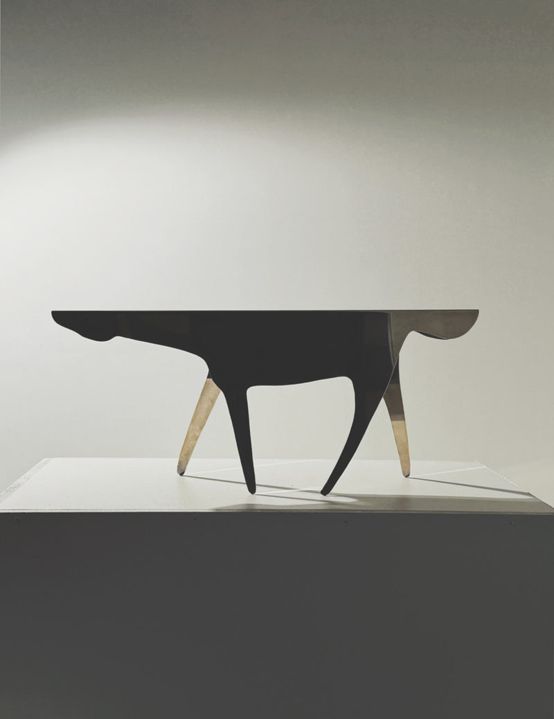 Large Sculpture ‘Il Cavallo Grande’ by Gio Ponti for Christofle, 1978 | The Oblist — polished metal, contemporary design