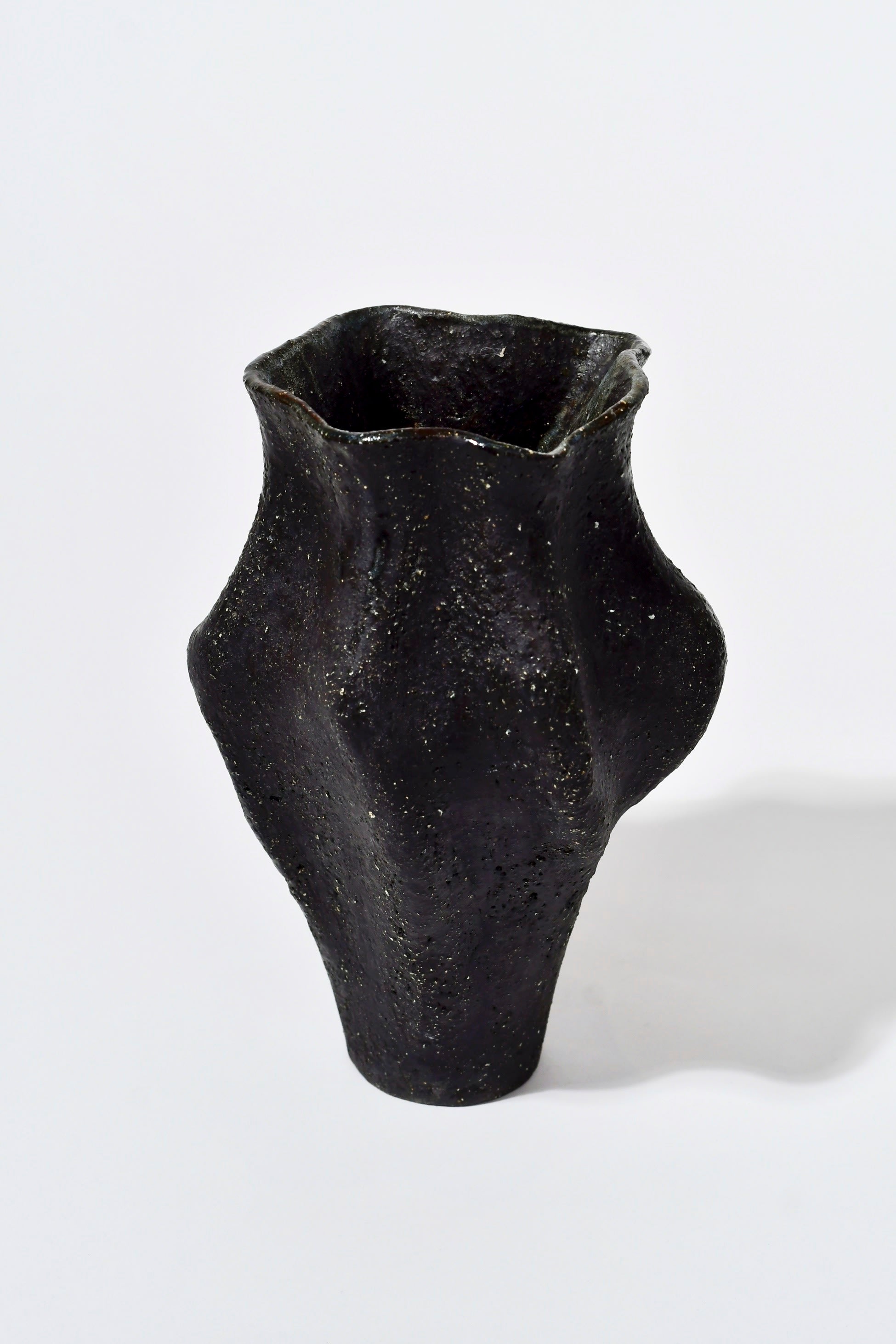 Arbo Sculptural Vase — side angle