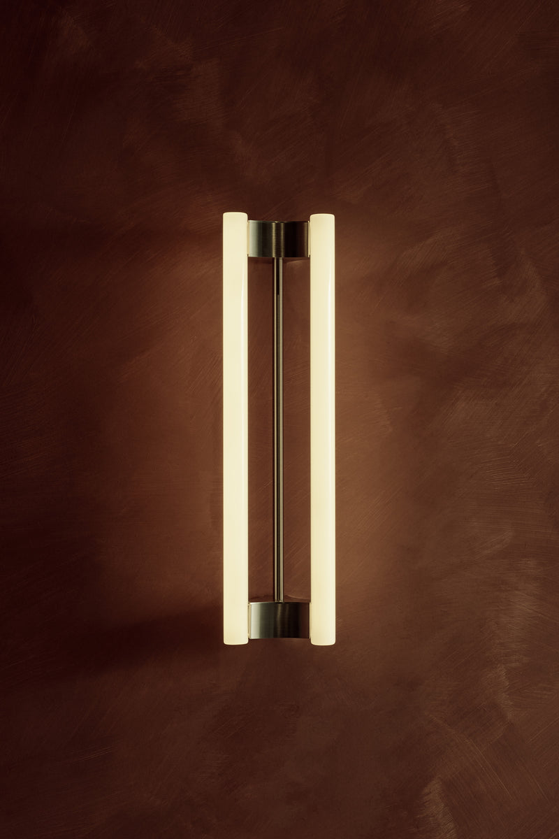 LIA WALL SCONCE 50 by KAIA | The Oblist — modern design, metal and glass
