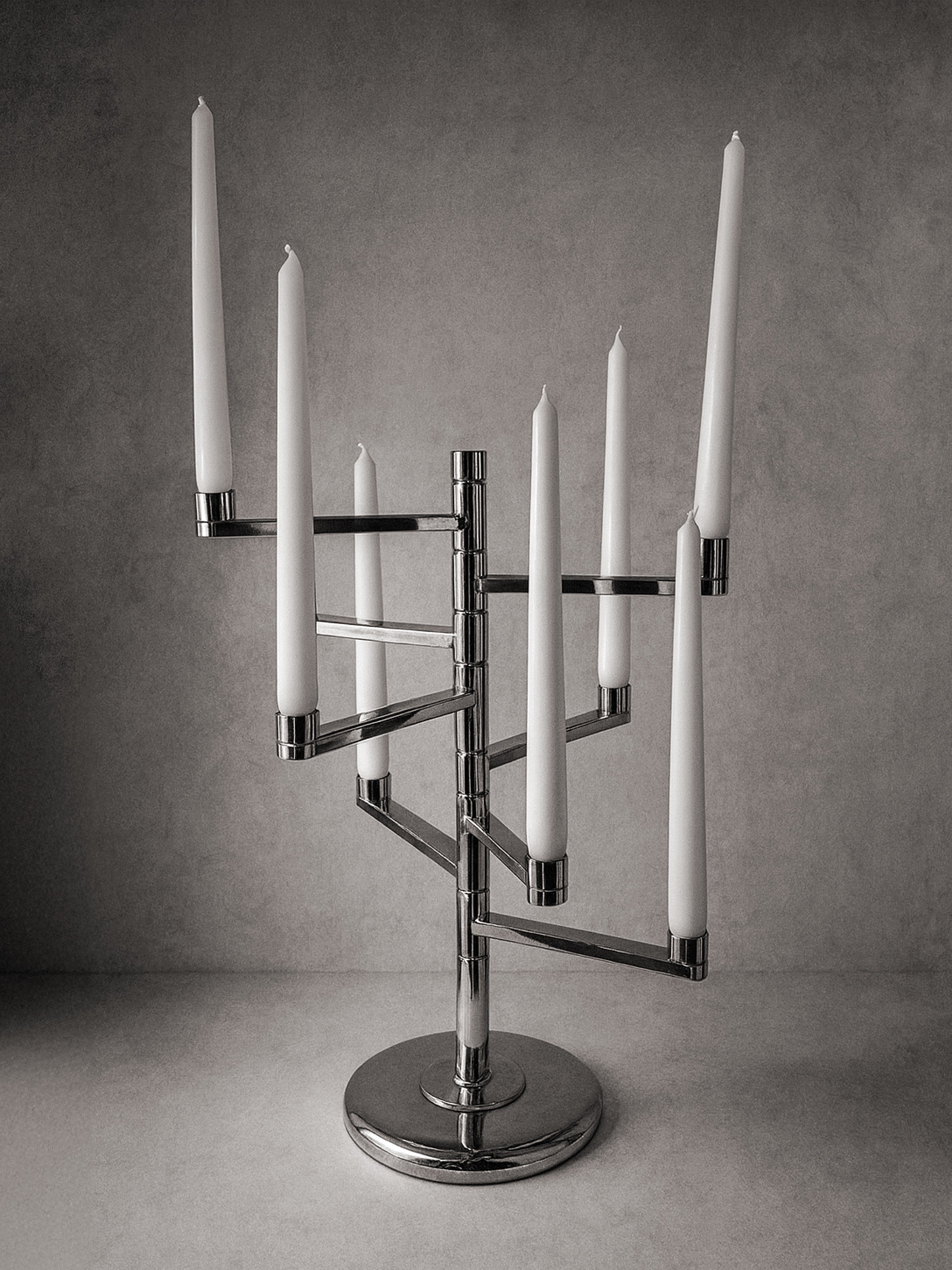 Silver-plated Candelabra by Lambert 80s