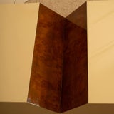 Wood lacquered coffee table - Italy — angled view of glossy surface