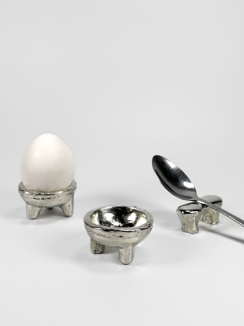 The Tin Collection / Breakfast Set by Studio Formbart | The Oblist — handcrafted metal serveware