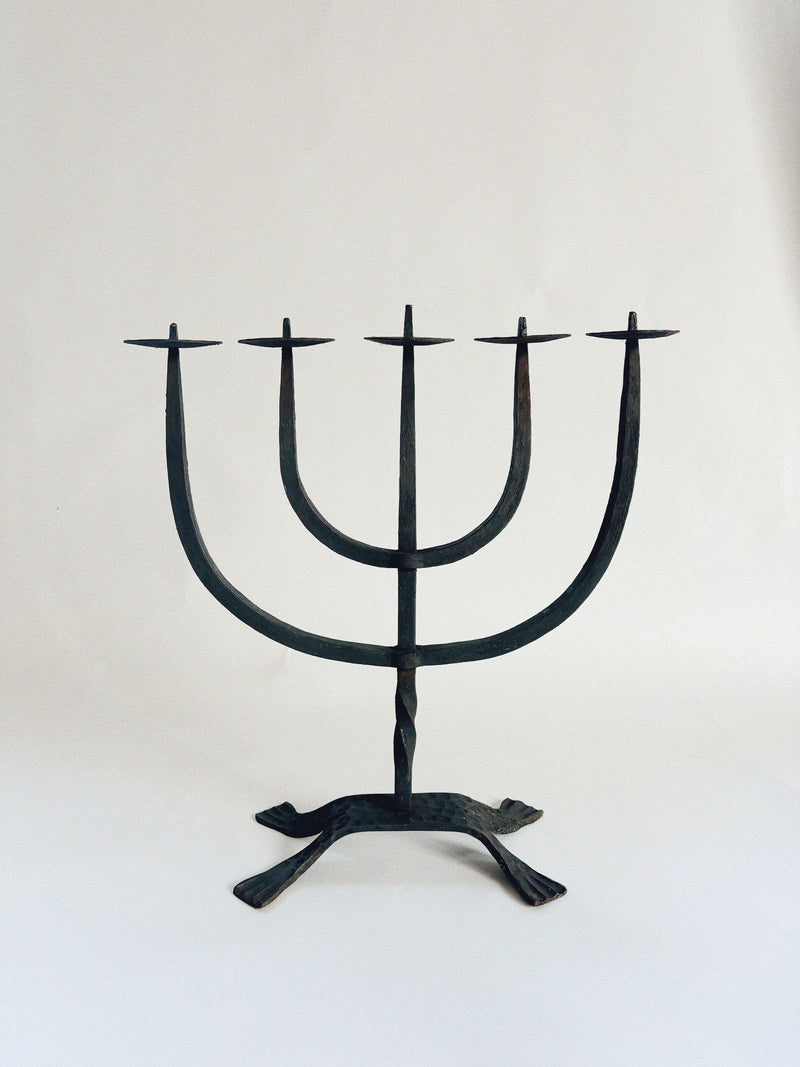 Hand Forged Candeholder, Poland by Huerto | The Oblist