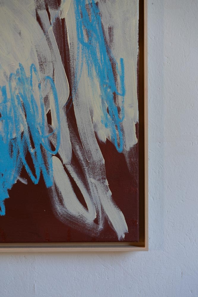 ´DANCING IN THE NIGHT´ -  Abstract Acrylic Painting — close-up