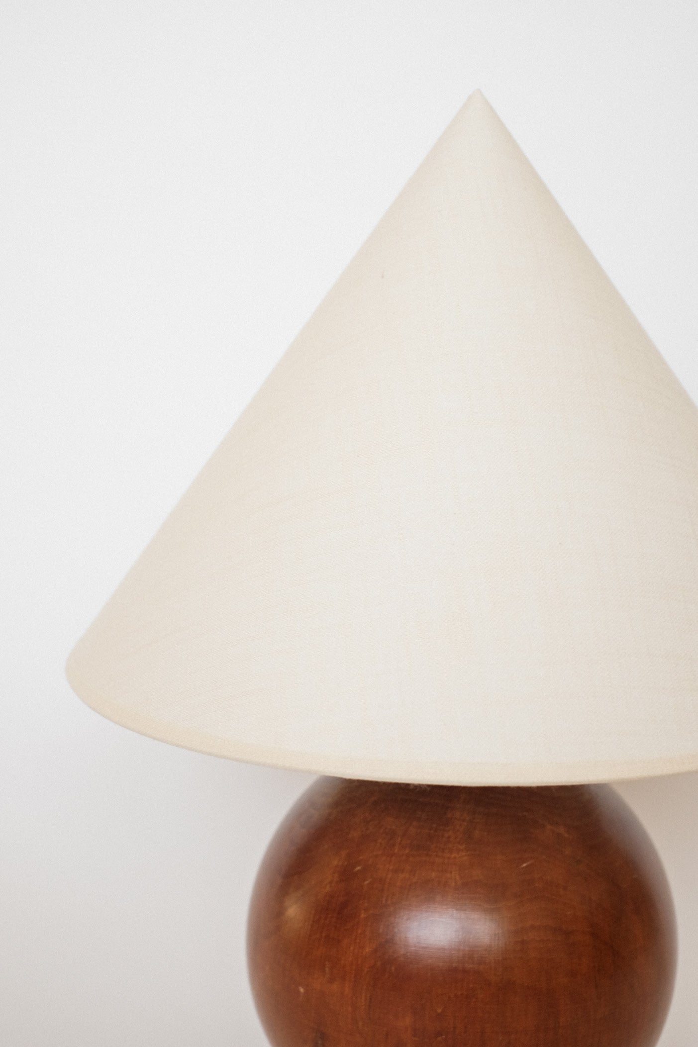 Wooden Sphere Table Lamp — additional view