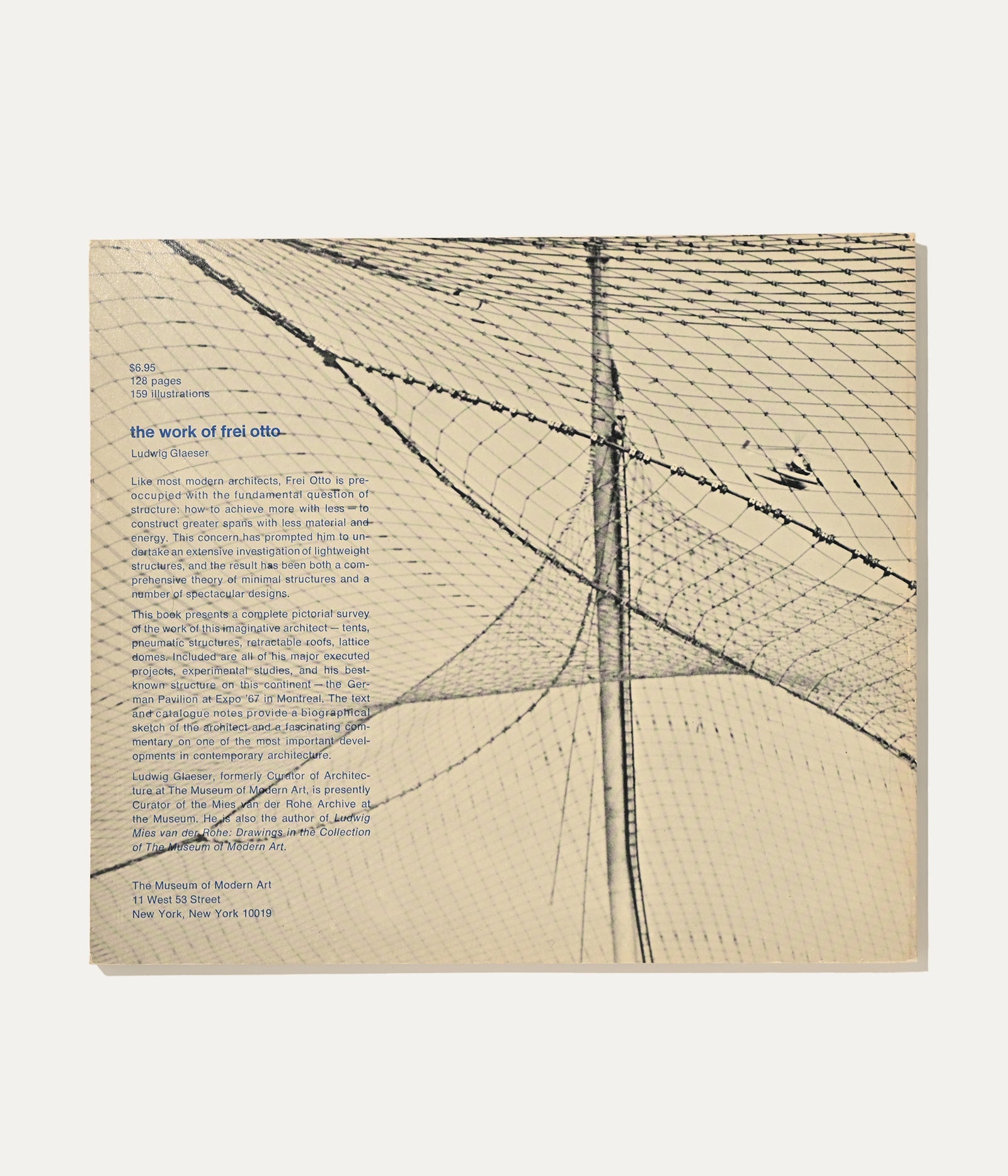 The Work of Frei Otto, MOMA, 1972 Architecture and Interiors Book — detail view