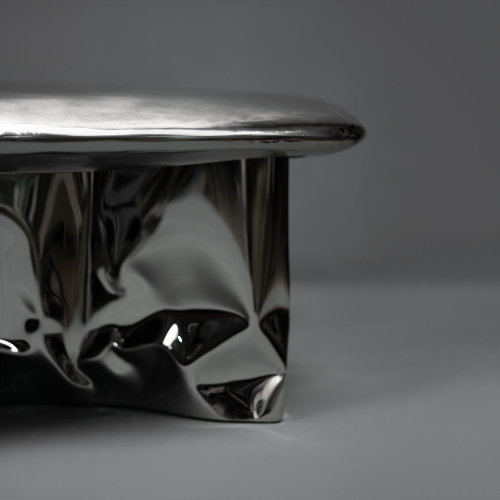 Inflated Steel Coffee Table - Pebble Series by Nitush Aroosh — alternate view