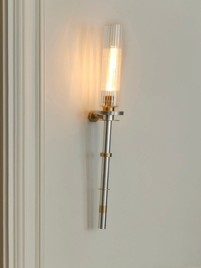 Torca Wall Light by Marine Breynaert | The Oblist — metal and glass design