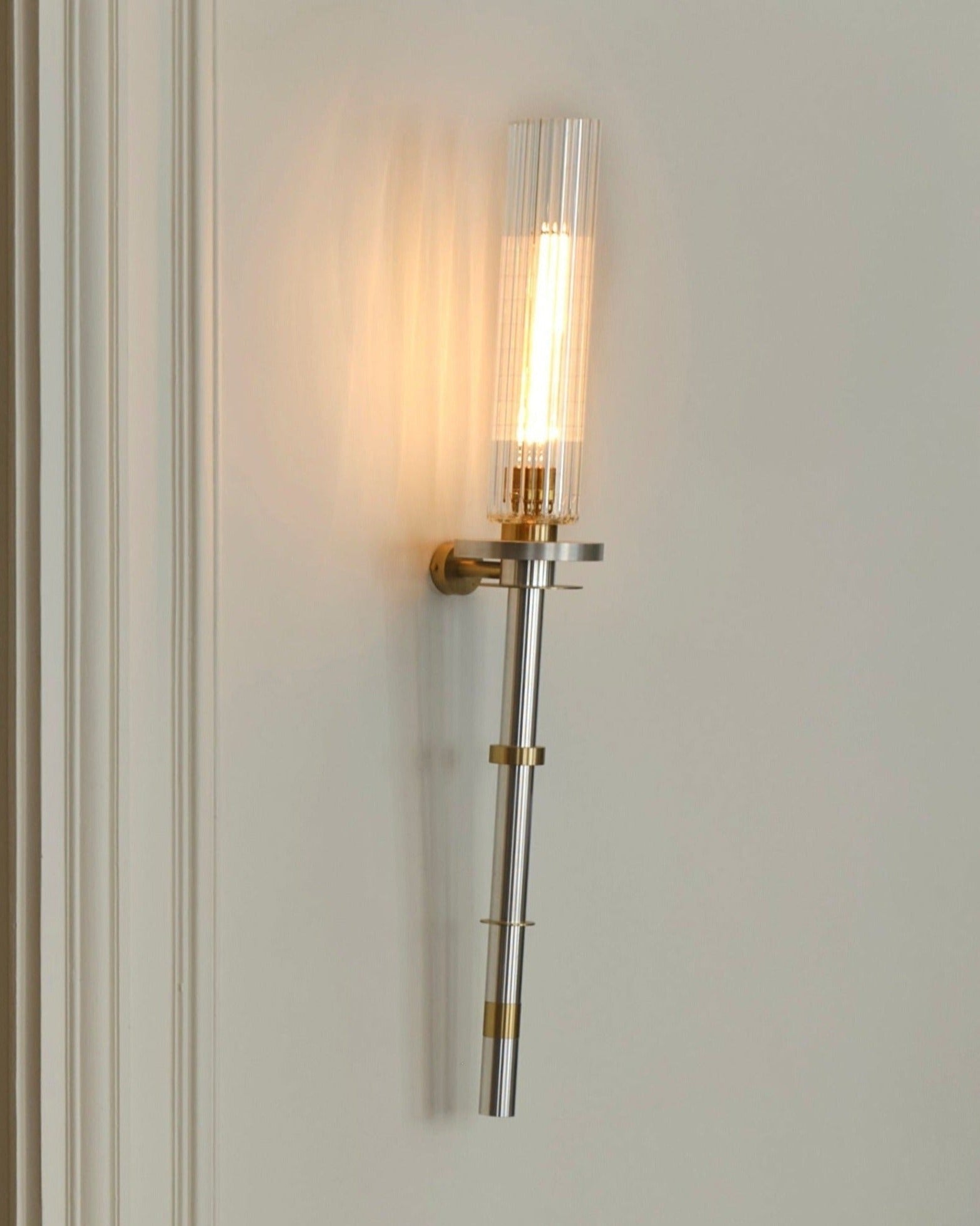 Torca Wall Light by Marine Breynaert | The Oblist — metal and glass design