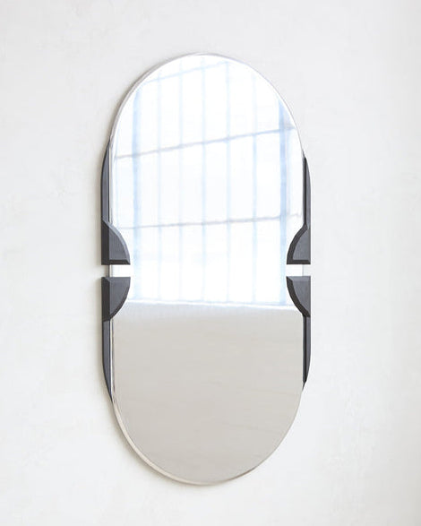 Barrow Mirror in Polished Aluminum by Mary Ratcliffe Studio | The Oblist — polished aluminum, modern design