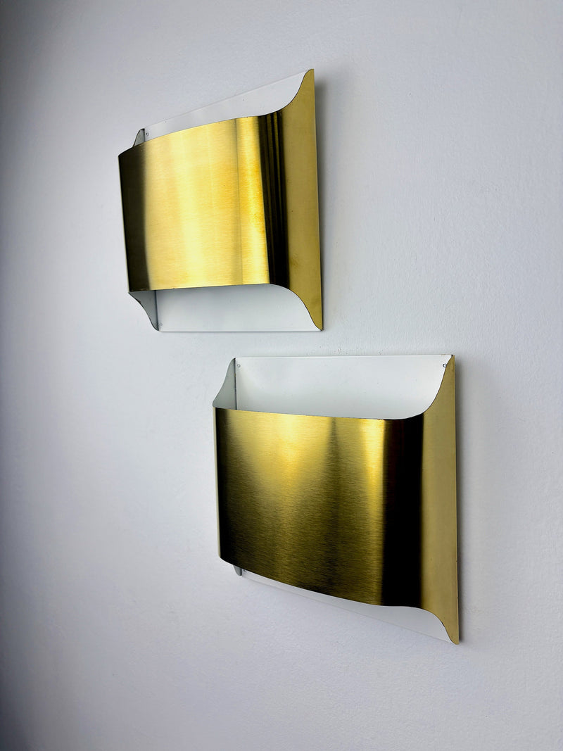 Pair of Dieter Witte Wall Lamps for Staff Leuchten - Germany 1970s by Malamar Studio | The Oblist