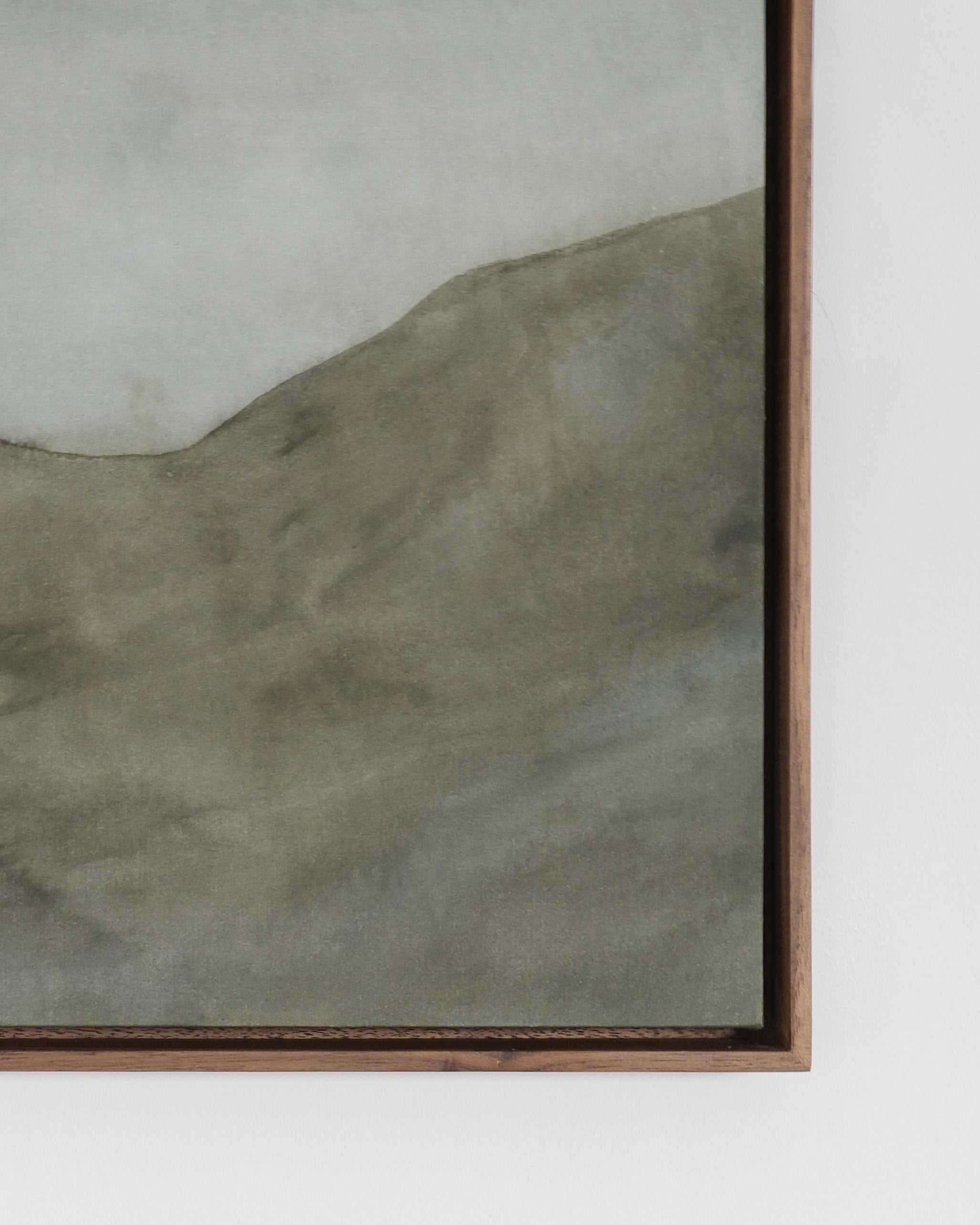 Soft Blue Sky (2026), Painting by Aimée Adriaansen — side angle