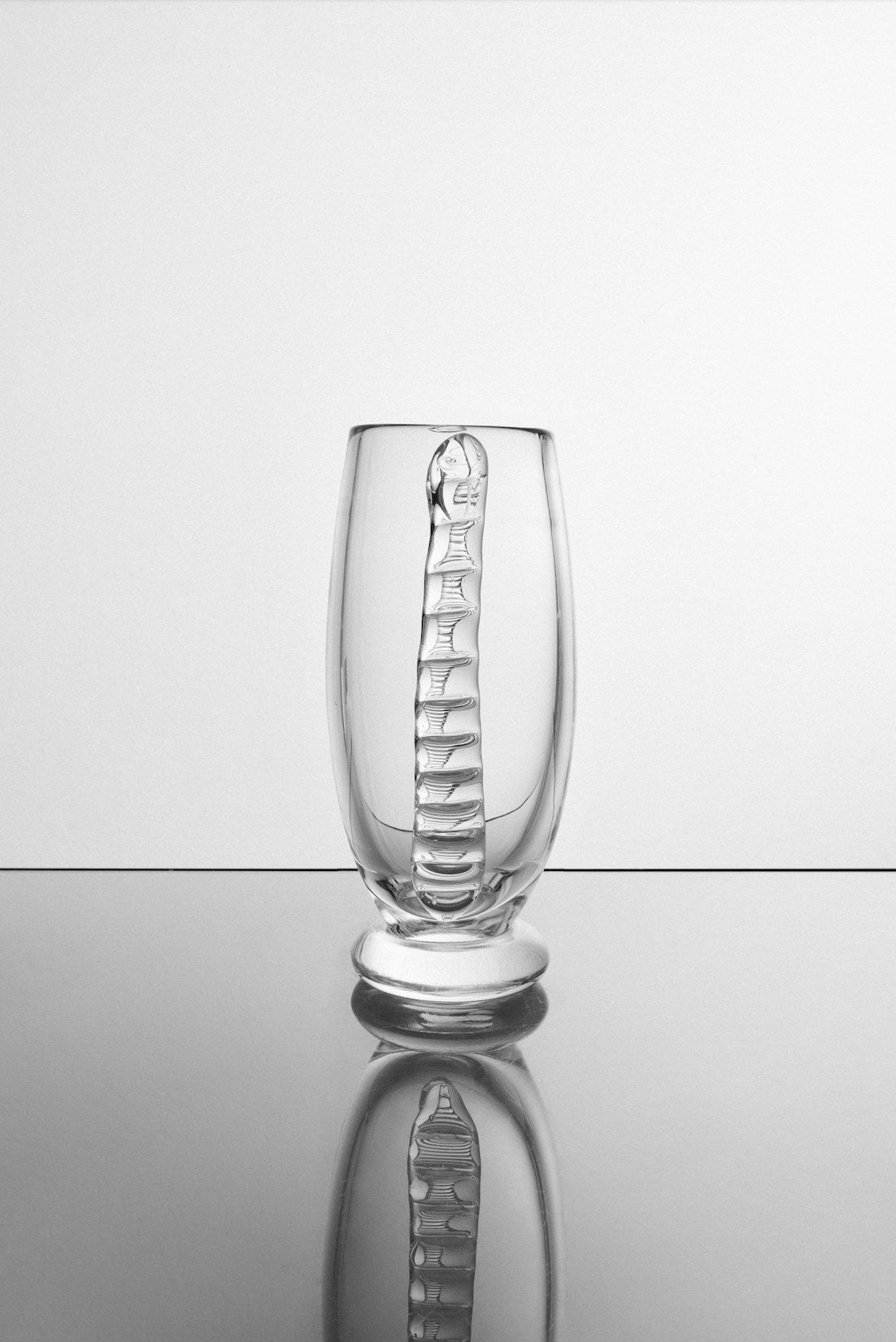 Handblown glass vase no7 — lifestyle setting
