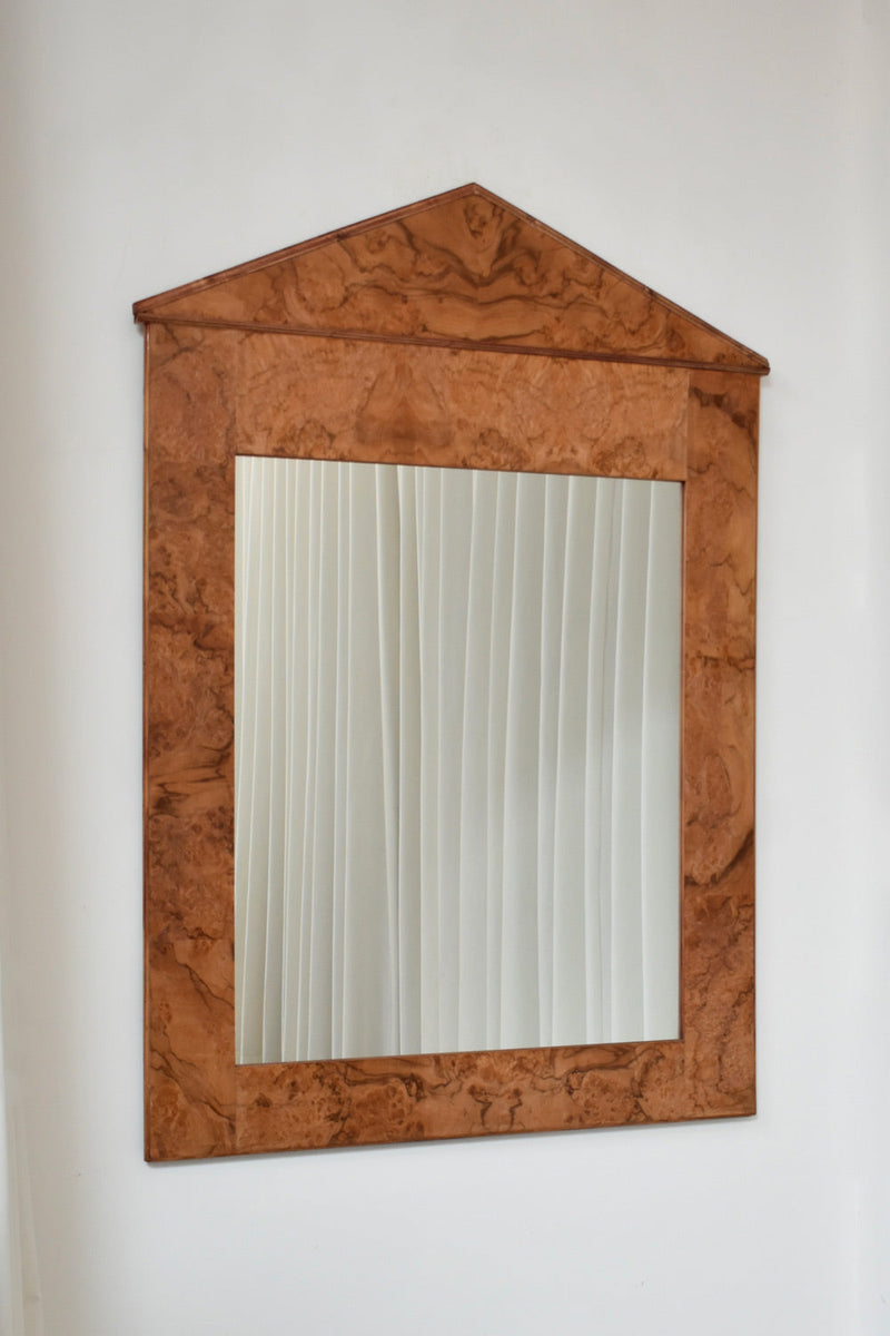 Italian pedestal mirror, 1970s by Barracuda Interiors | The Oblist