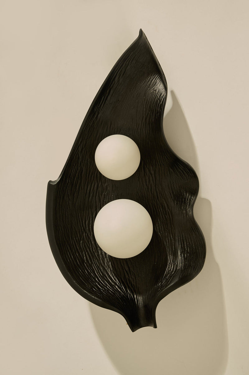 Foliage Wall Light by LMNOH | The Oblist — black finish, modern design