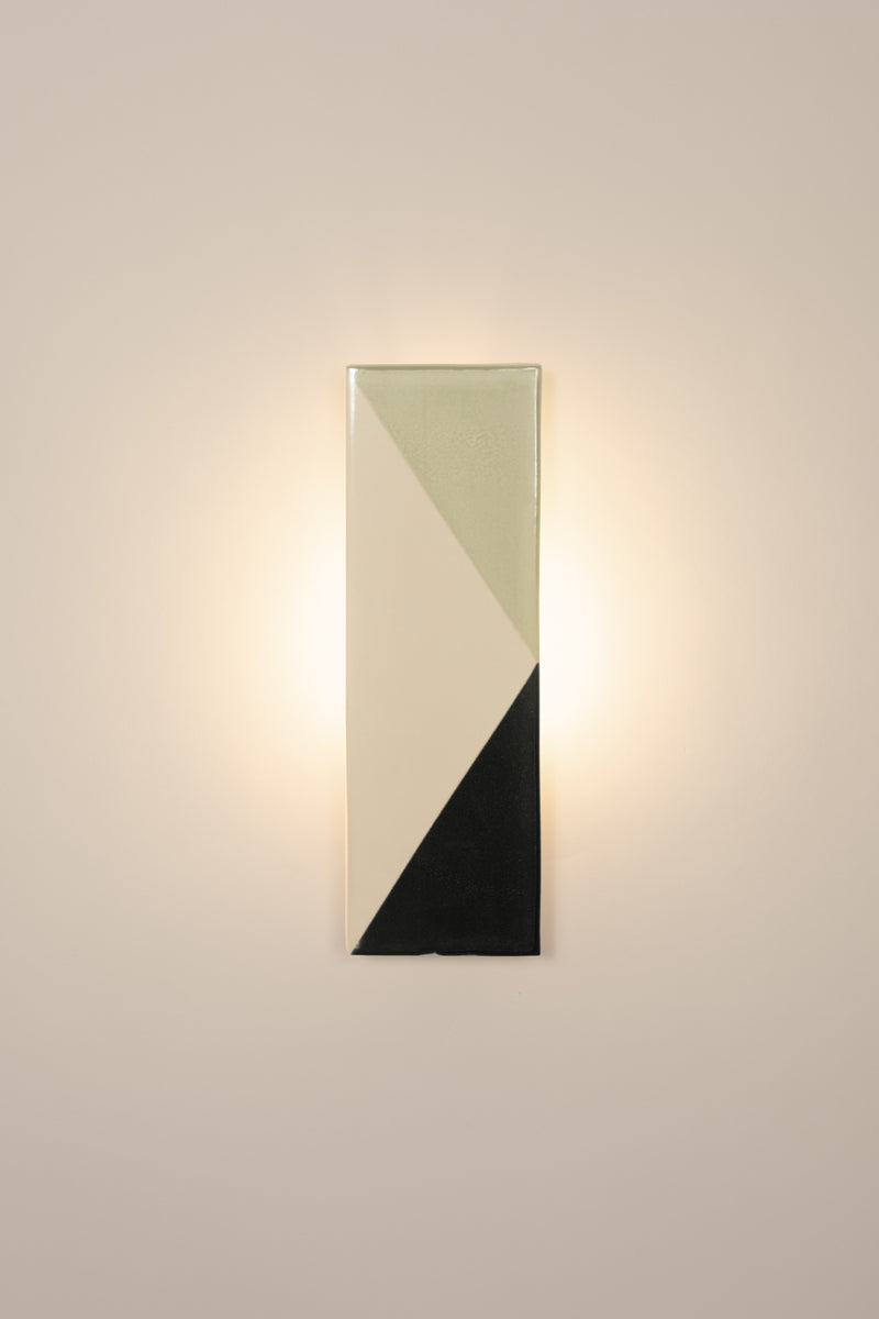 Tile VN by Violaine d'Harcourt | The Oblist — ceramic wall lamp, modern design
