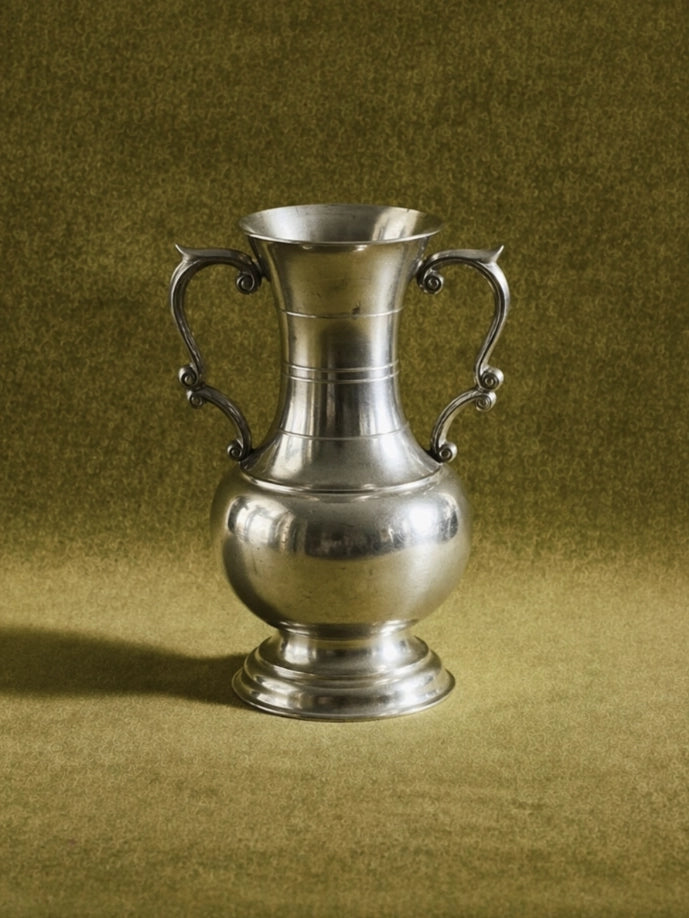 1970s Germany BMF Rein Zinn Pewter Vase by Blisse | The Oblist