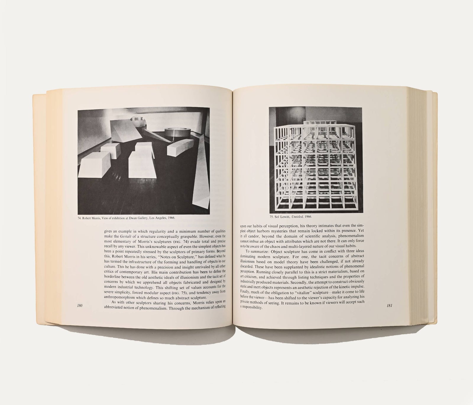 Beyond Modern Sculpture, Jack Burnham, 1982 Art Book — detail view