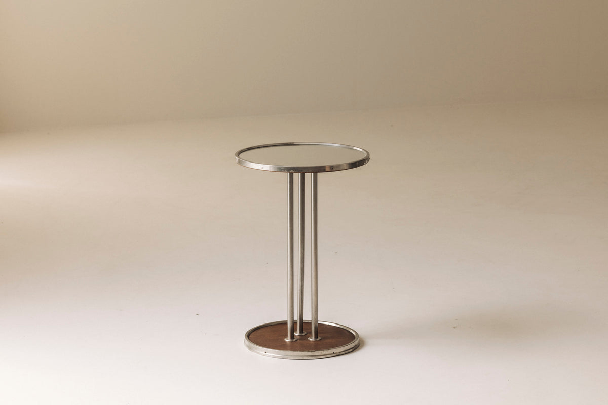 French Art Deco Mirrored Side Table, 1930s by Modern Living | The Oblist